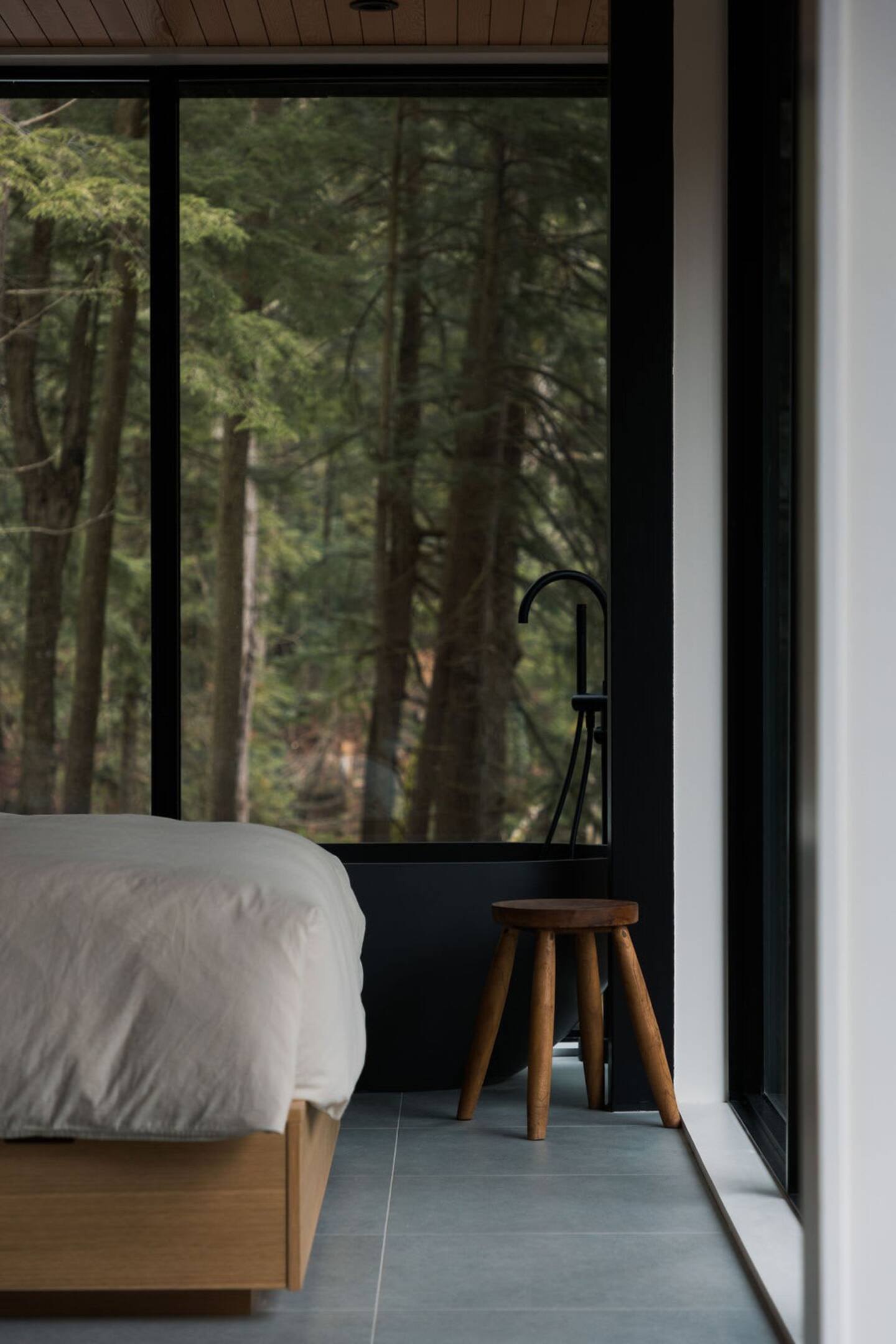 chambre avec salle de bain décoration design