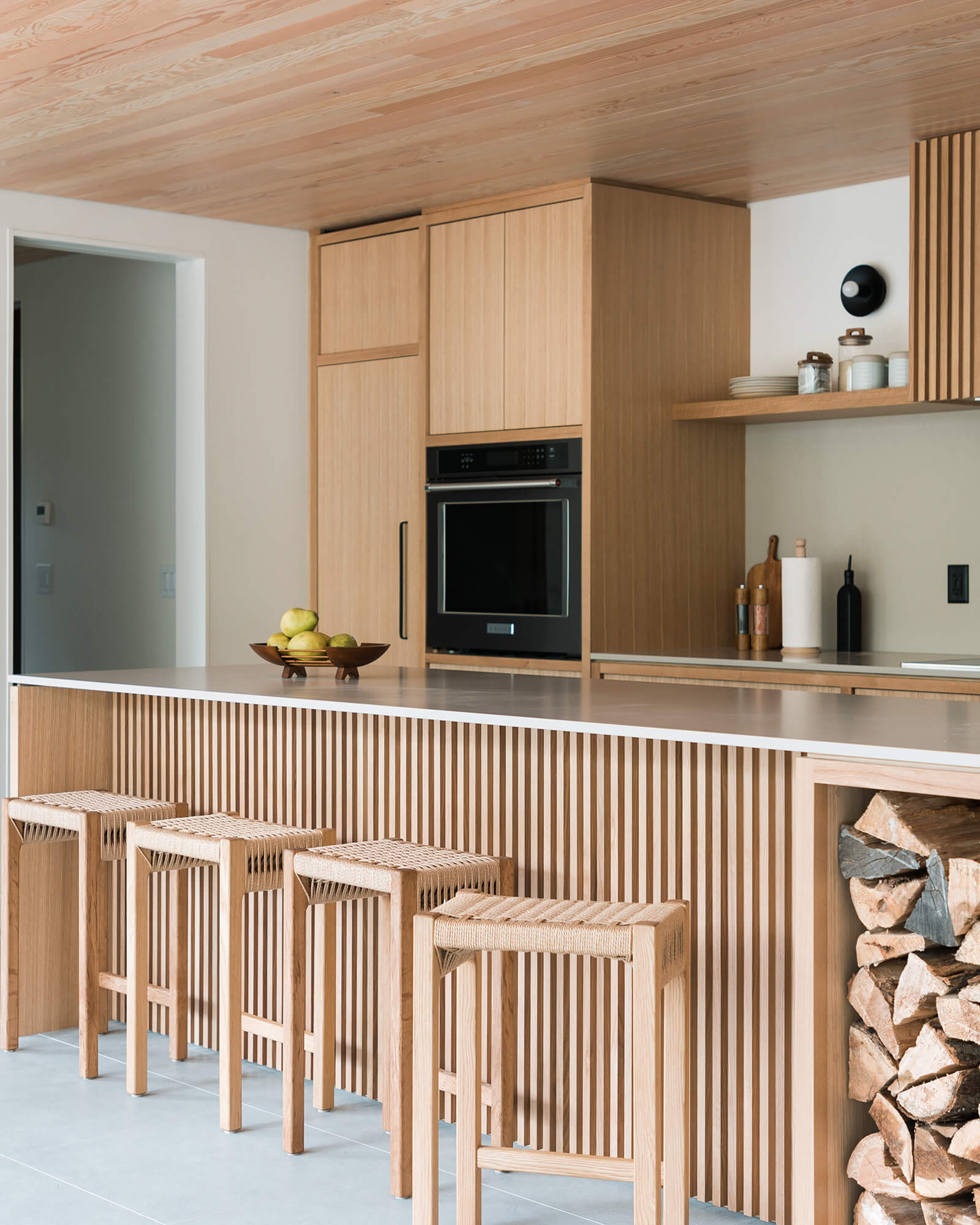 cuisine maison en bois décoration design