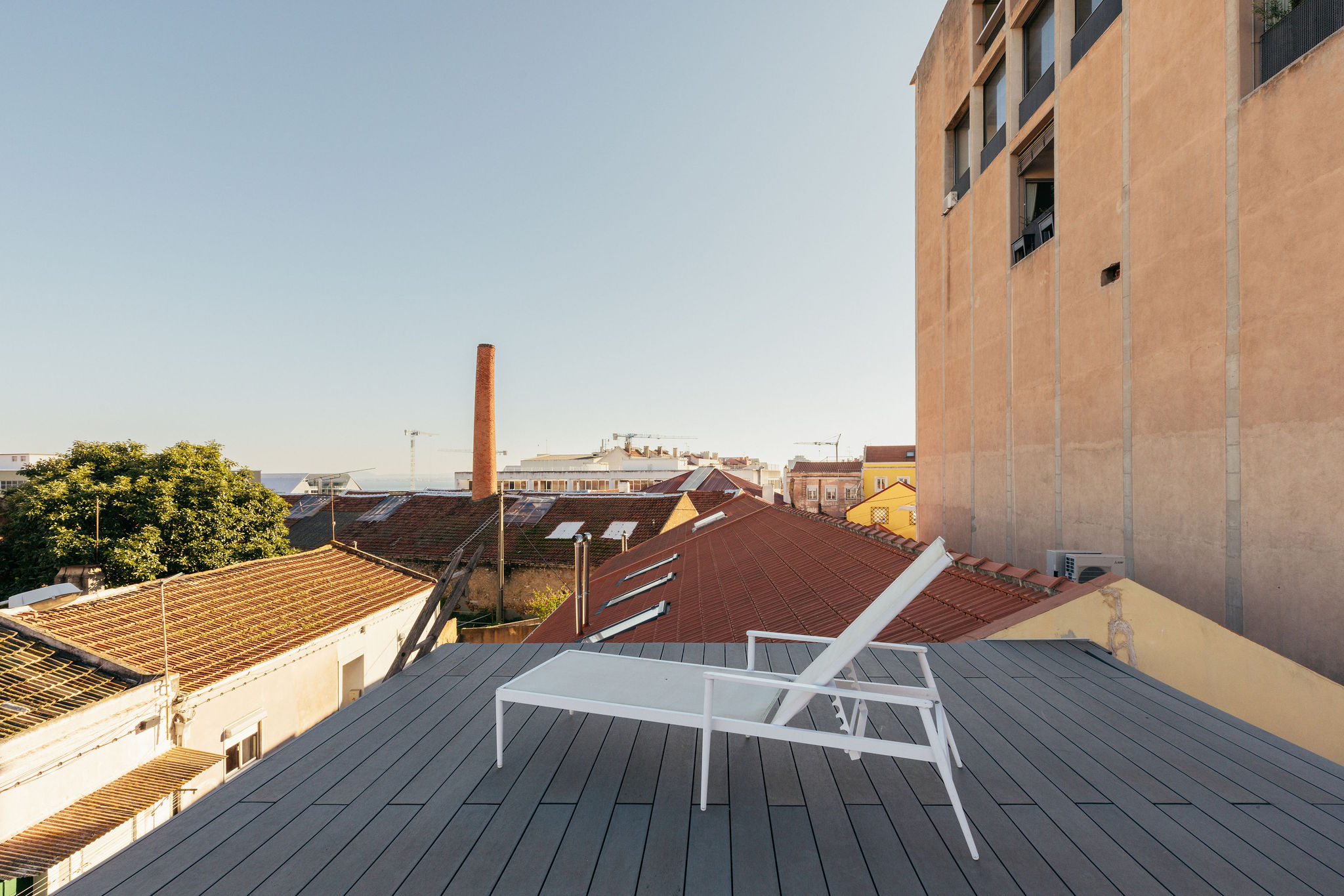 terrasse sur le toit