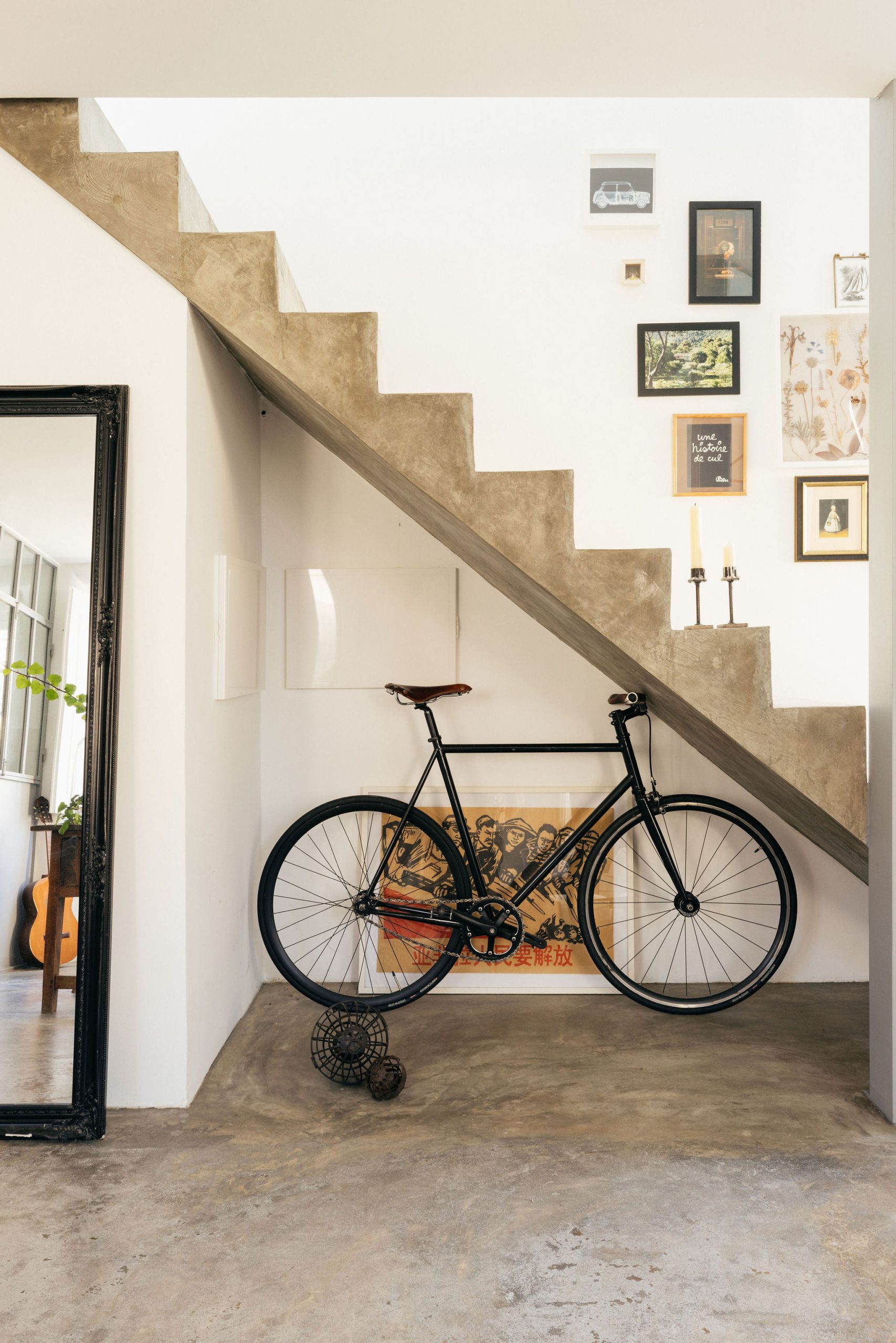 escalier béton