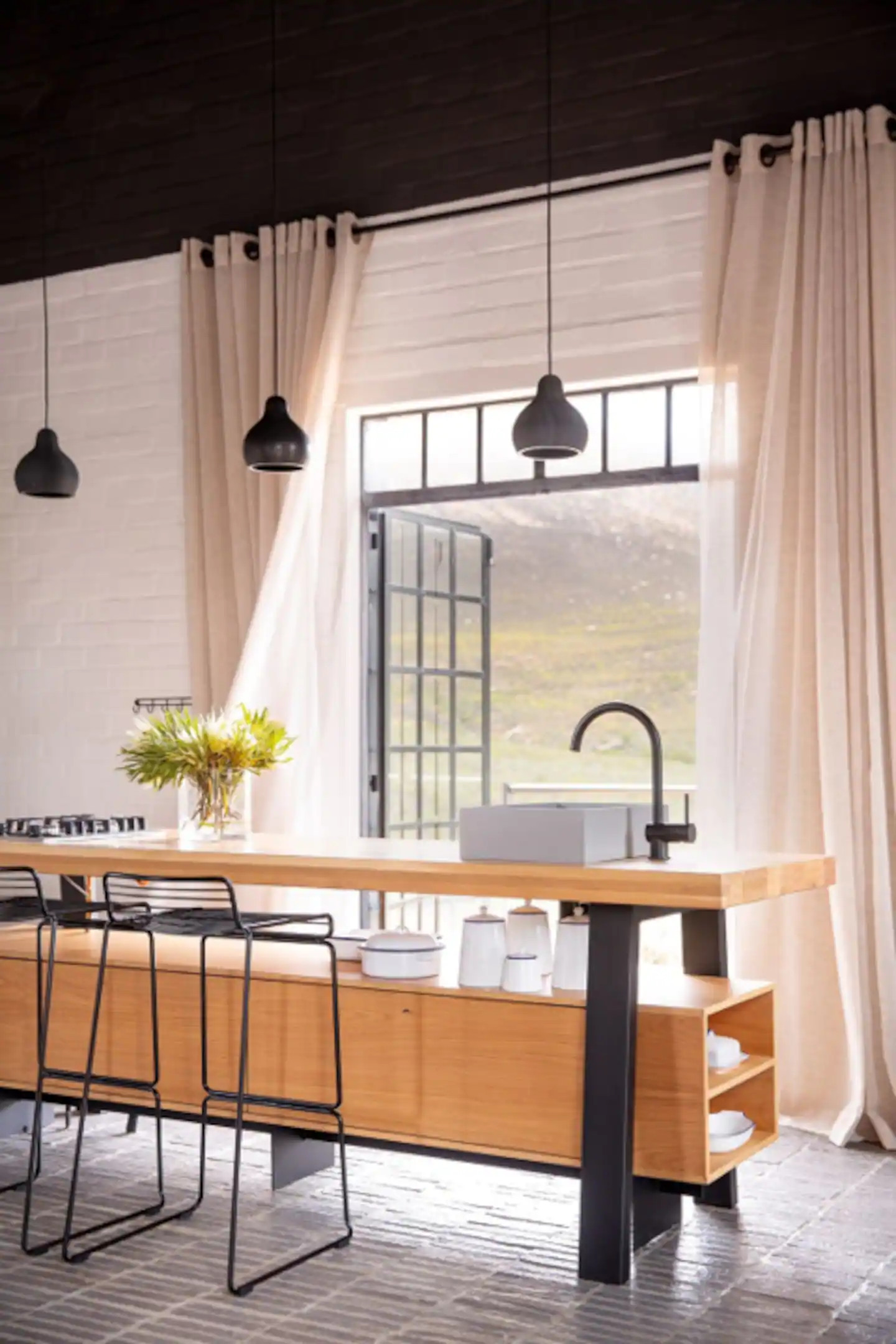 cuisine minimaliste petite maison loft 