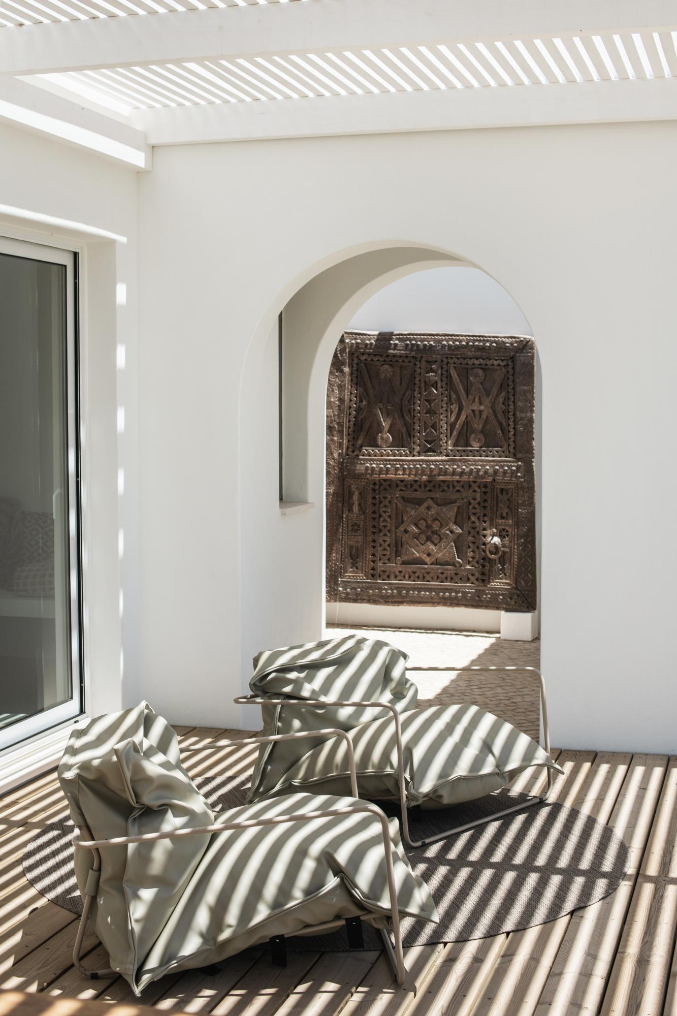 terrasse maison avec piscine en Algarve
