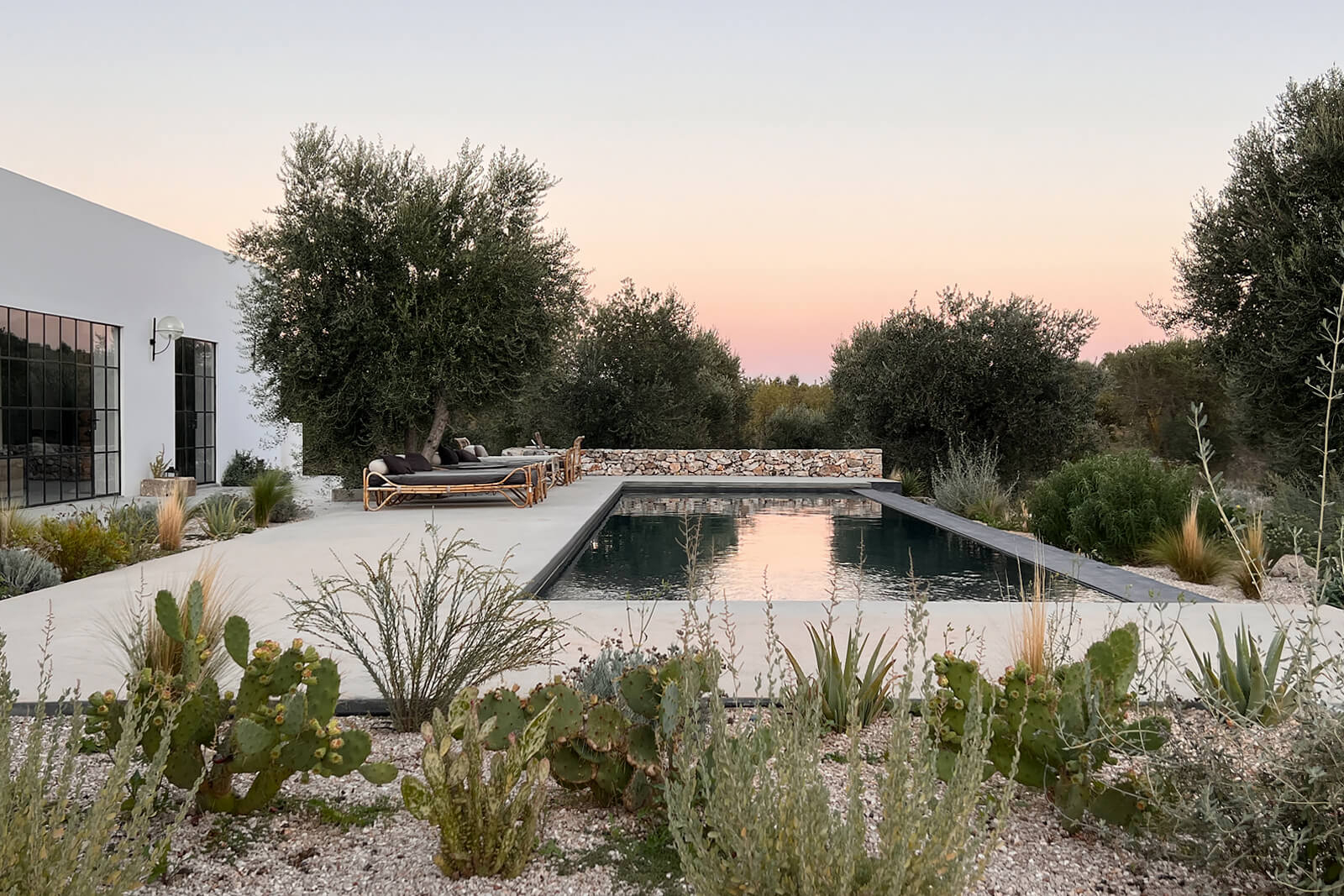jardin avec piscine et oliviers jardin avec piscine et oliviers