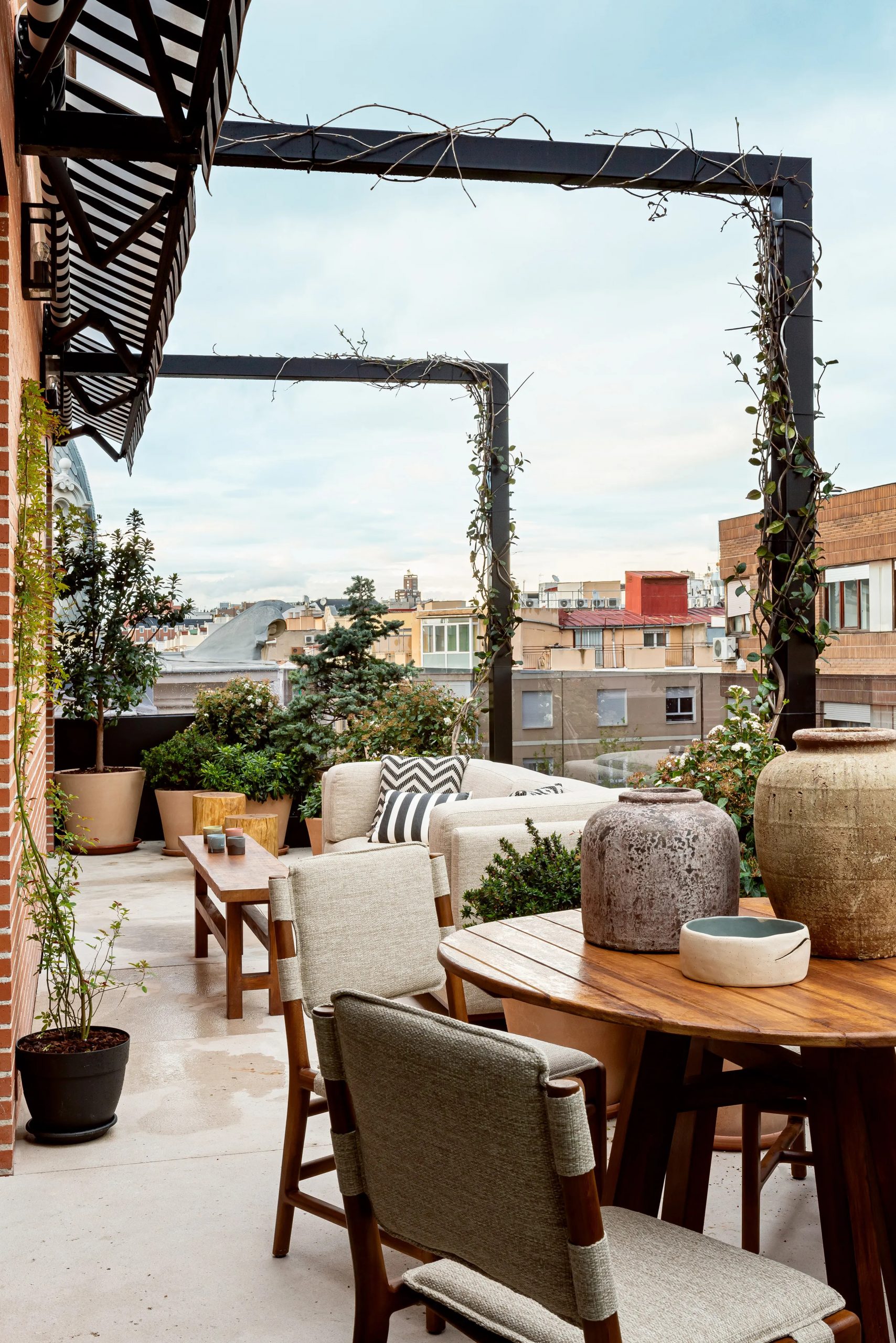 terrasse penthouse avec pergola acier terrasse penthouse avec pergola acier