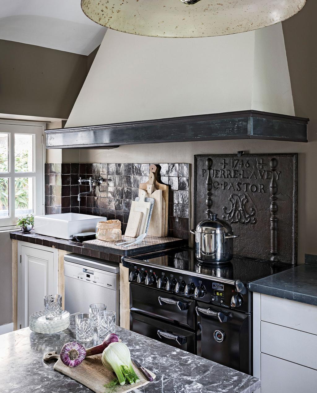 cuisine rustique chic dans maison en Normandie