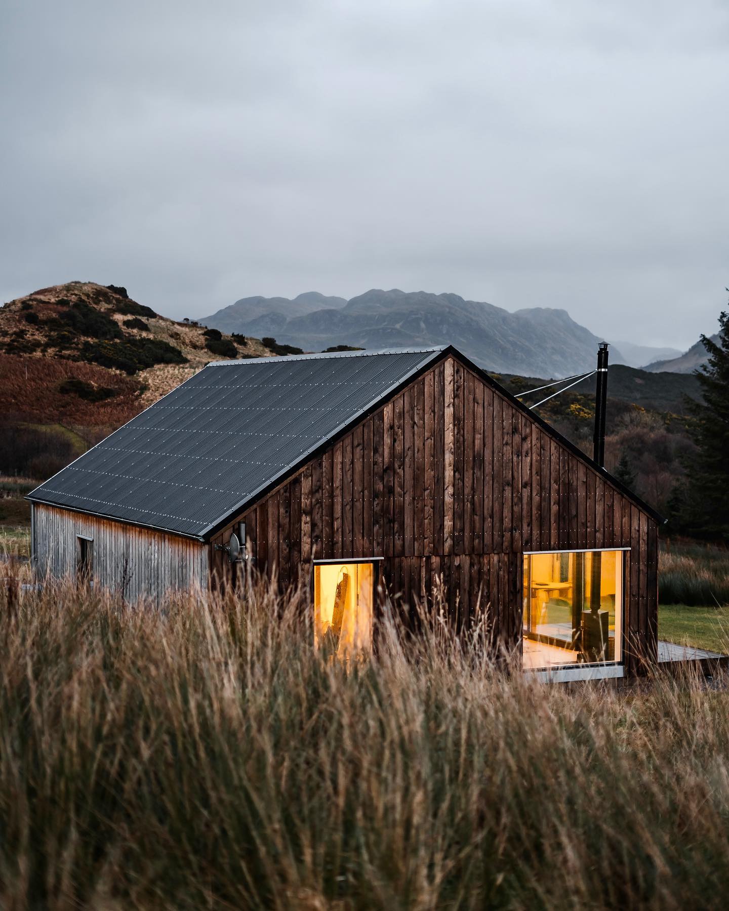 maison bois à la décoration épurée inspirée par la Scandinavie