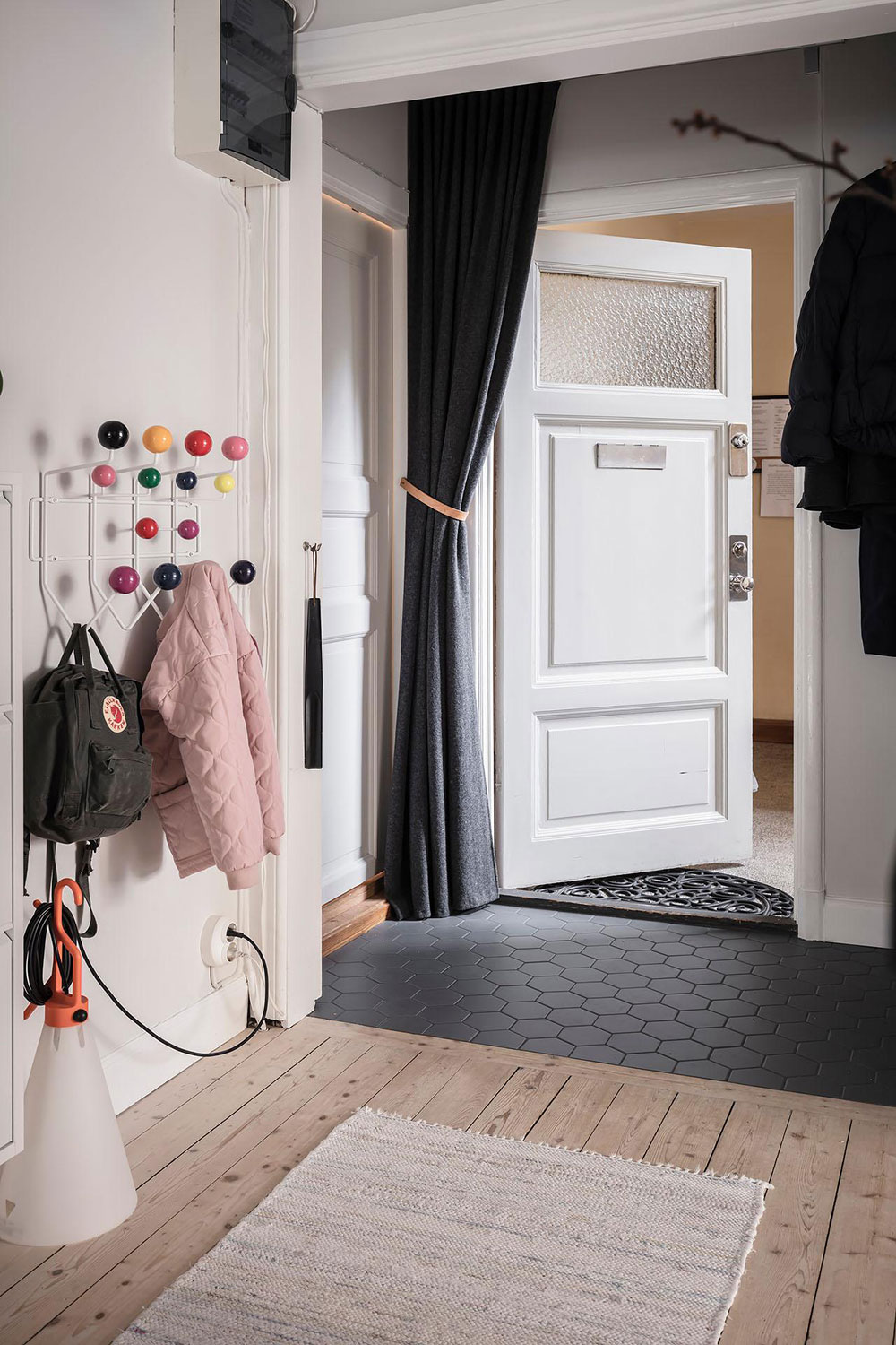 entrée décoration scandinave