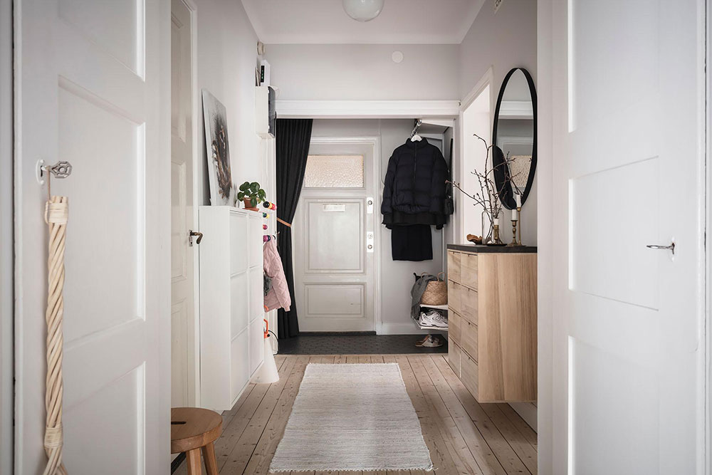entrée décoration scandinave