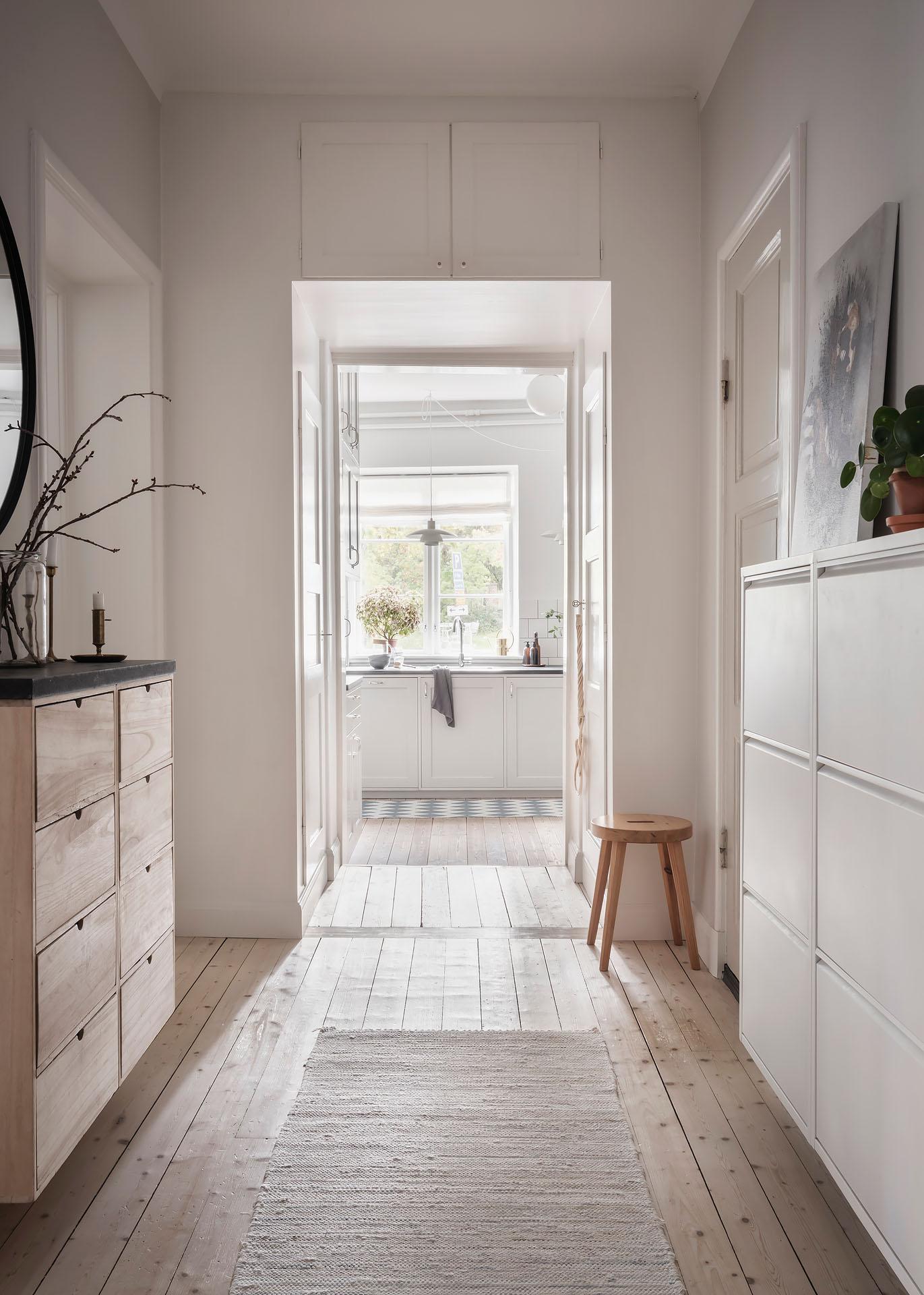 entrée décoration scandinave