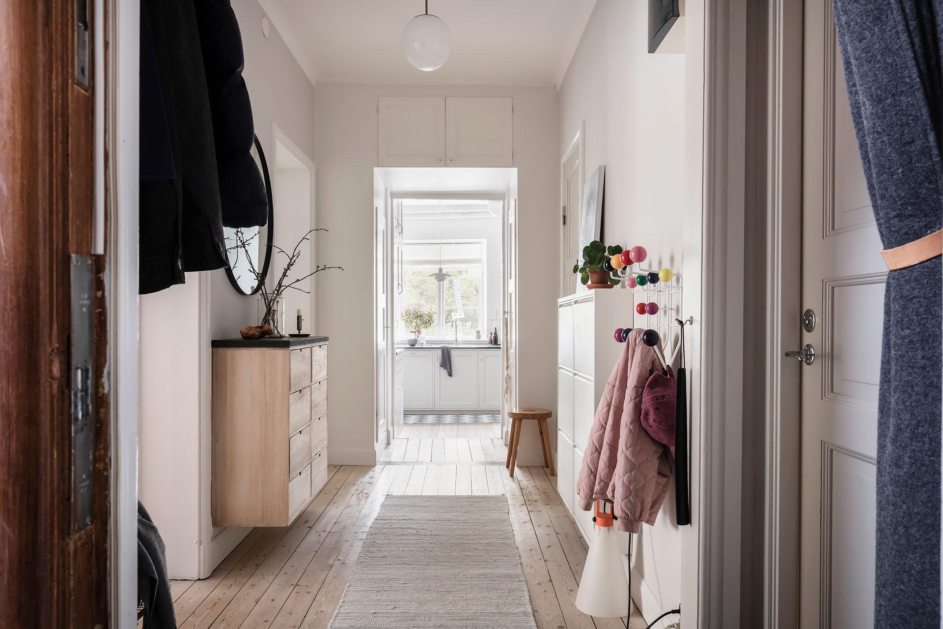 entrée décoration scandinave
