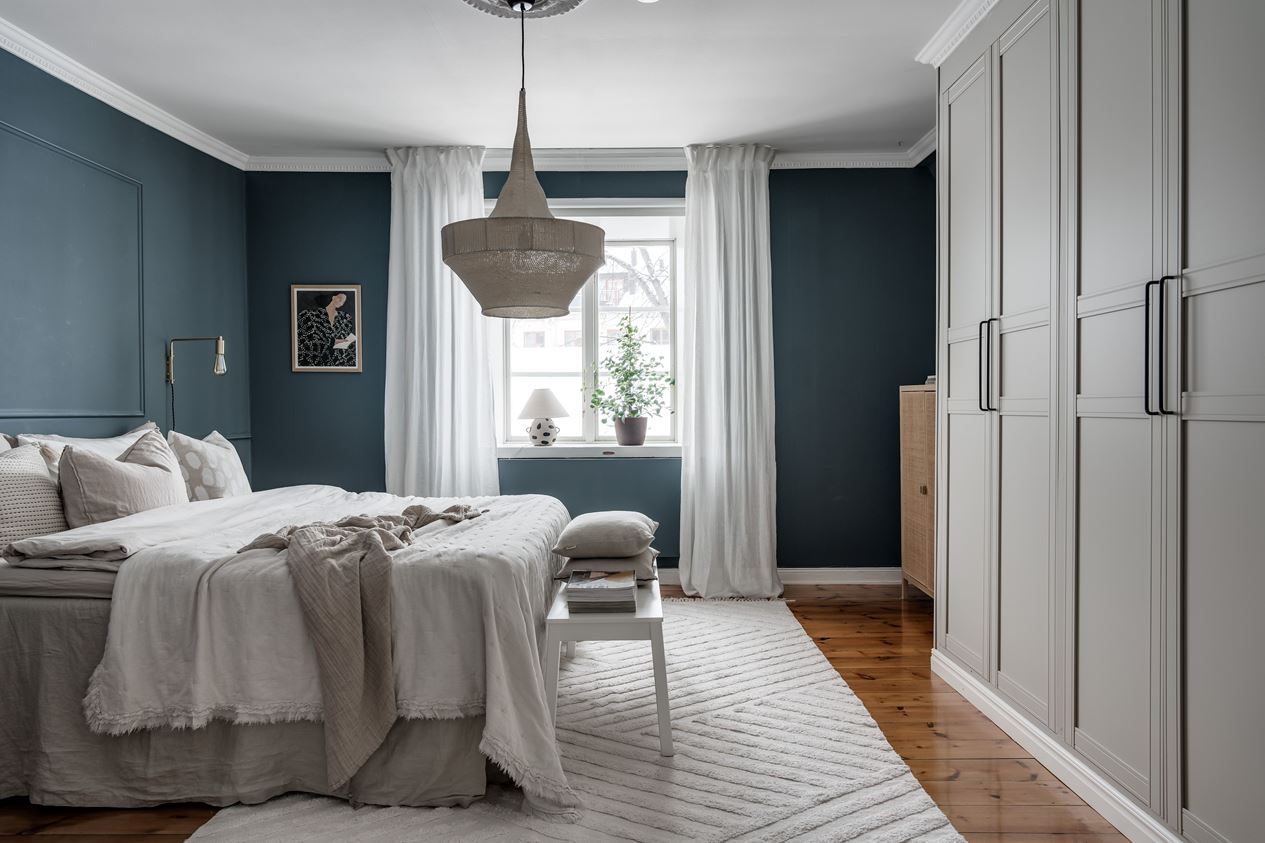 chambre mur bleu chambre mur bleu