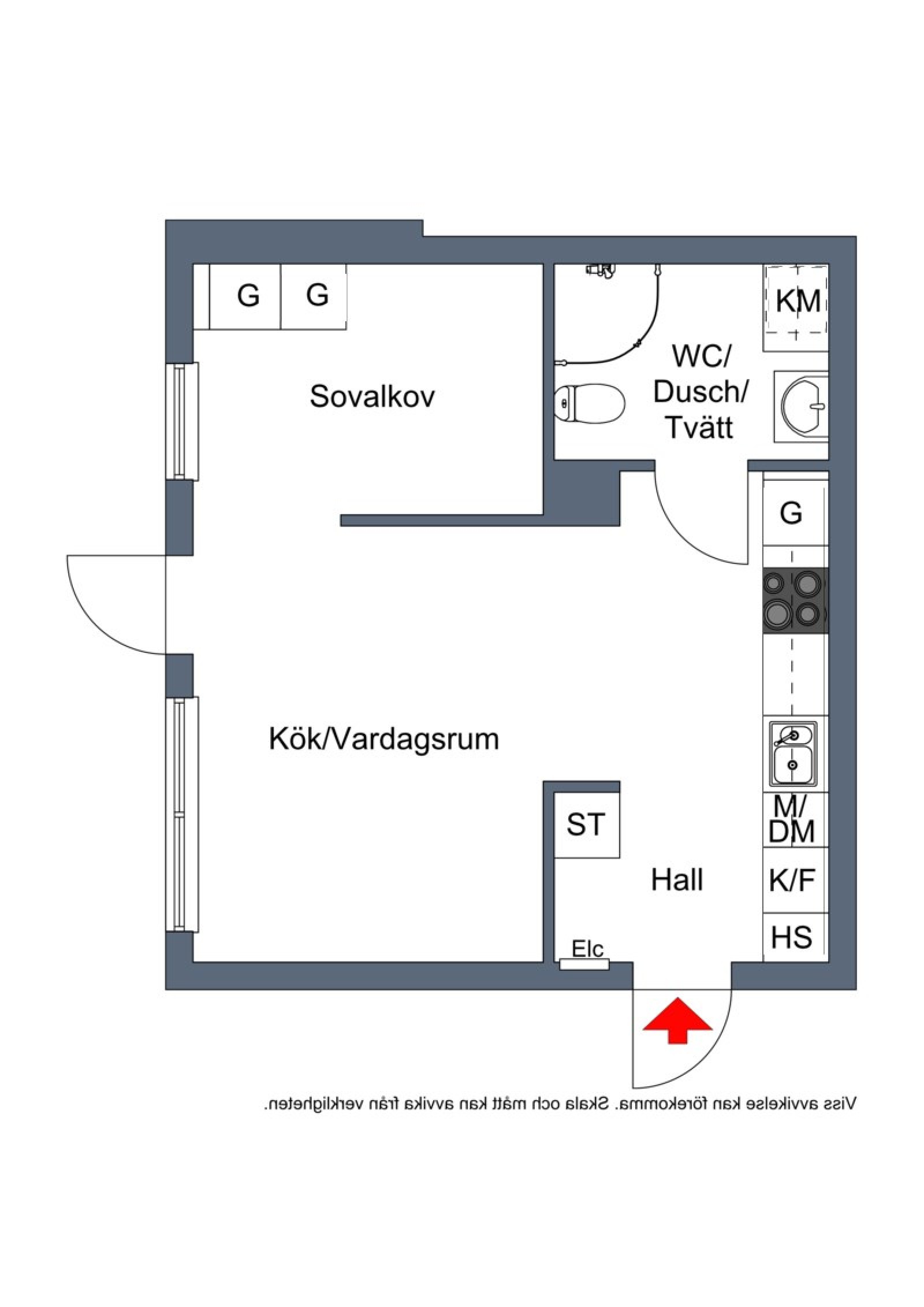plan studio 34m2 plan studio 34m2