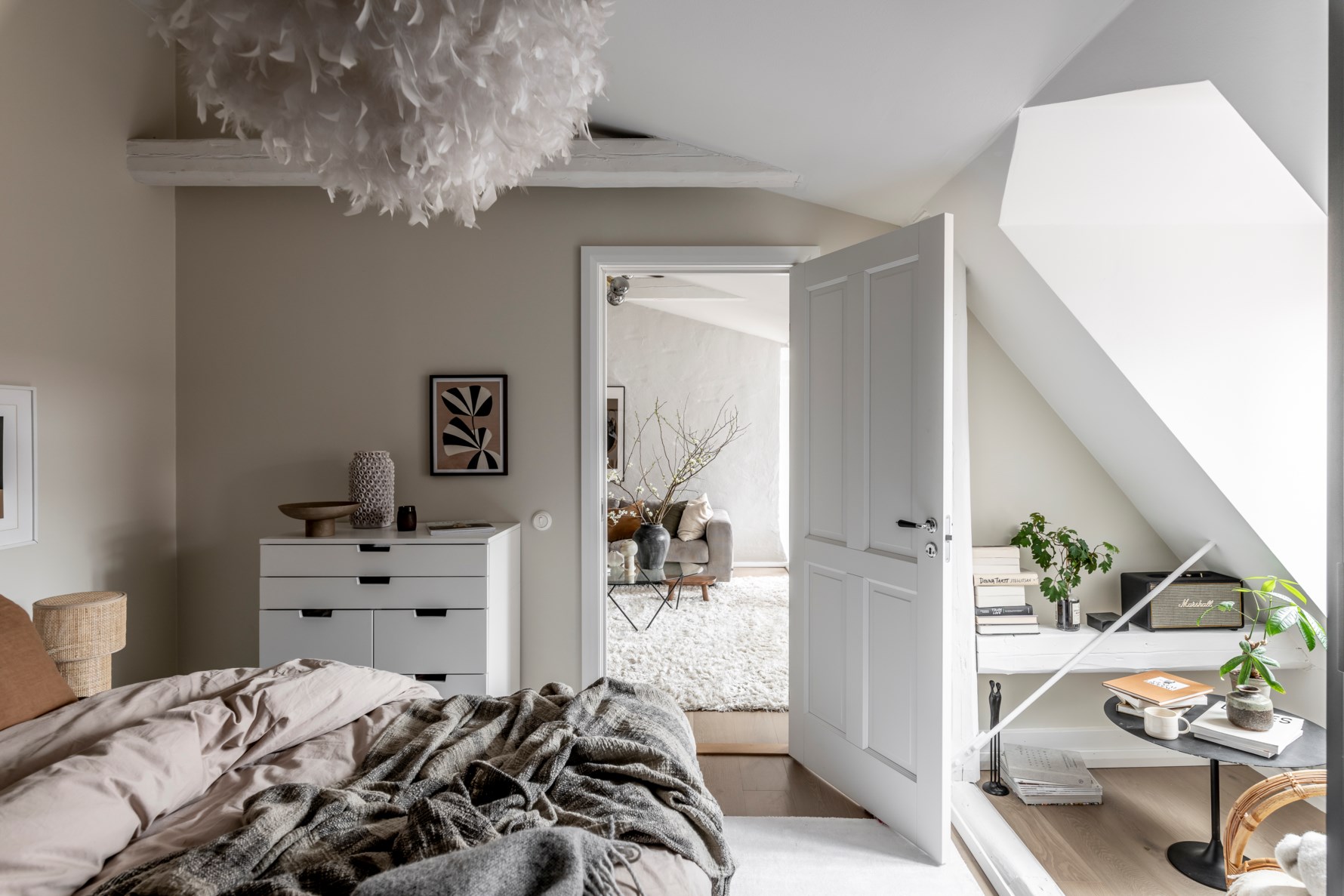chambre décoration scandinave