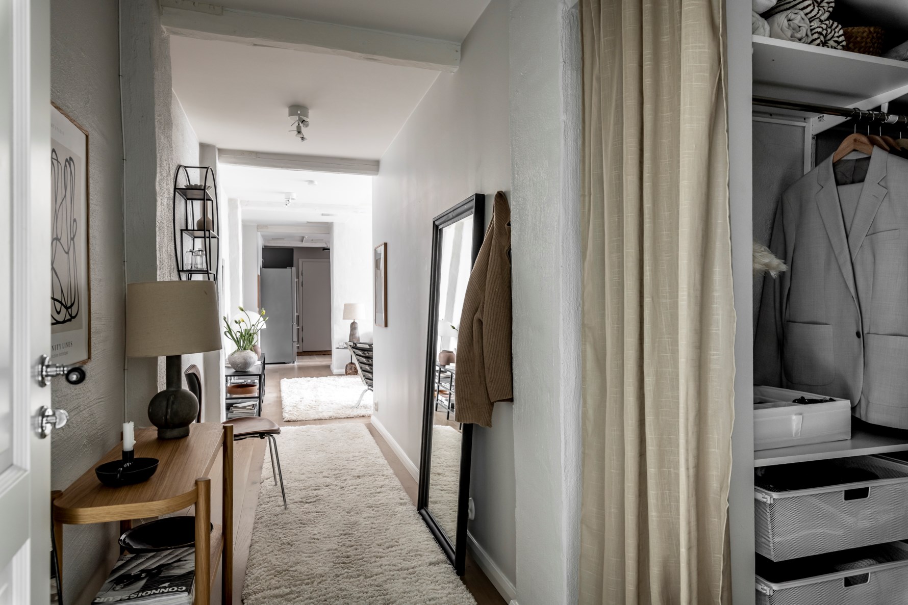 entrée avc miroir