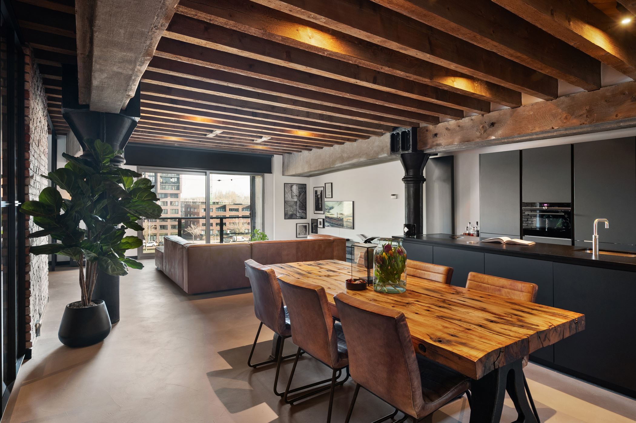 salon loft et cuisine ouverte salon loft et cuisine ouverte