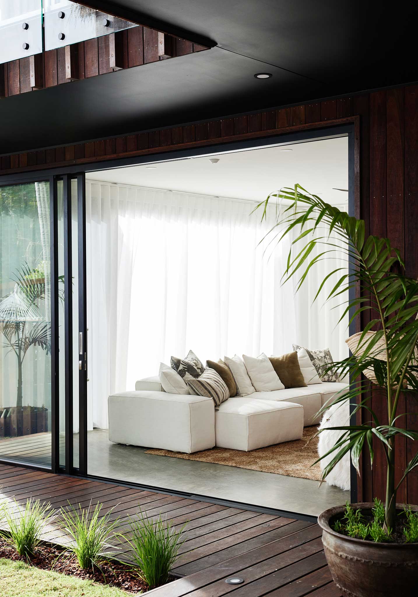 terrasse bois maison contemporaine
