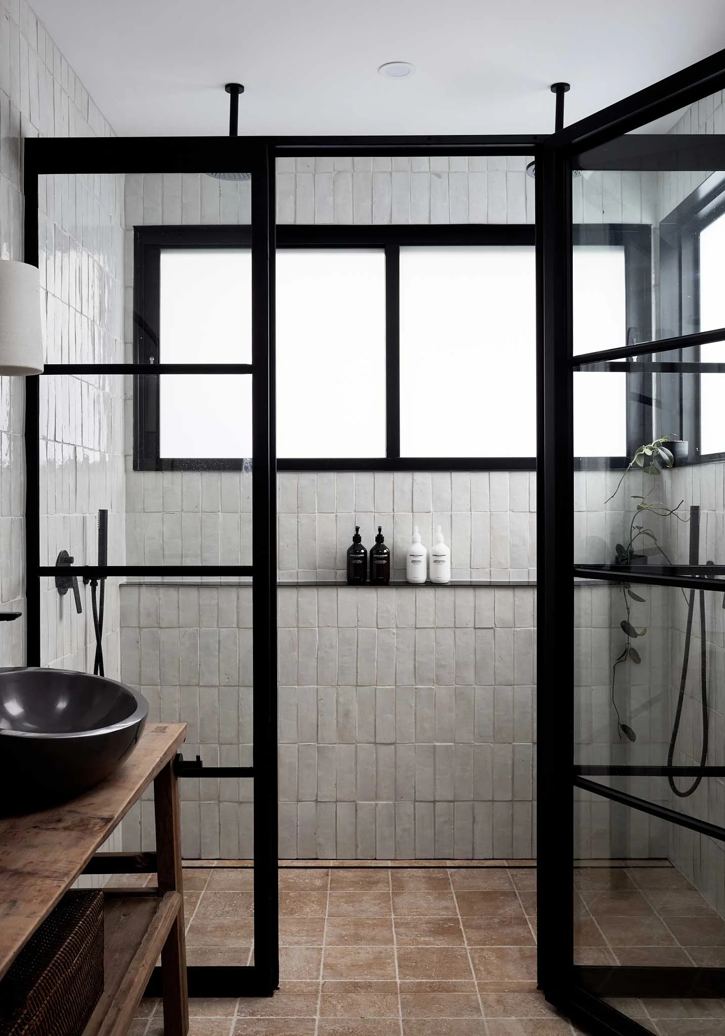 salle de bain décoration rustique chic et industrielle