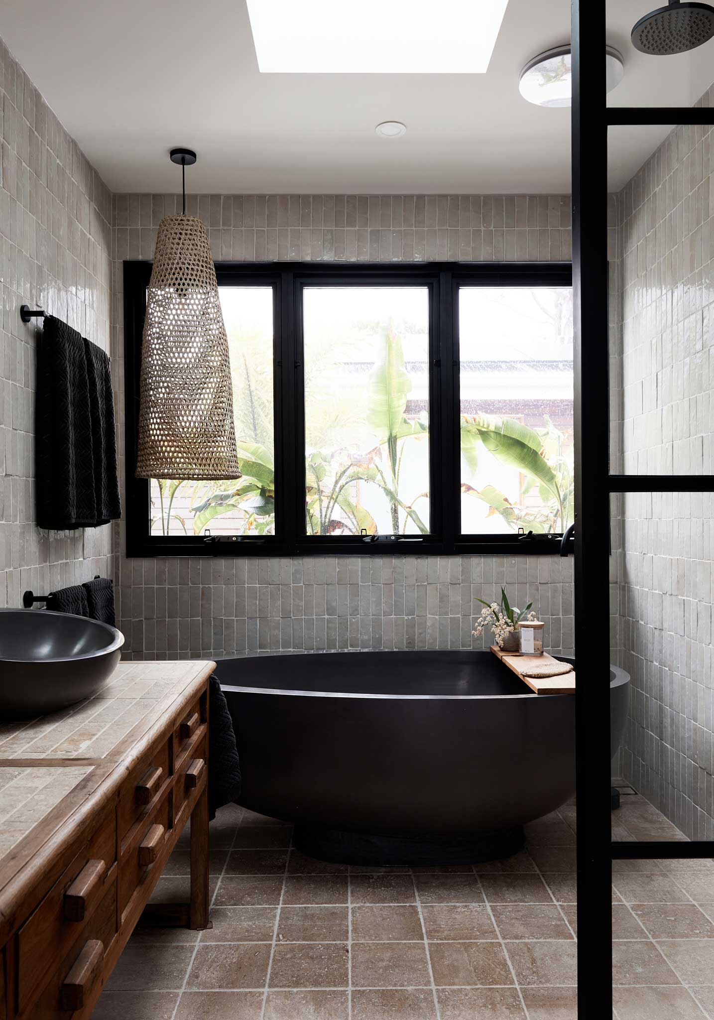 salle de bain décoration rustique chic et industrielle
