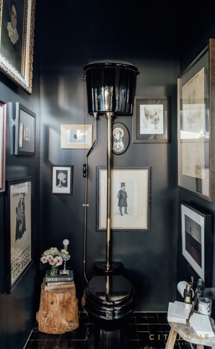 toilettes murs noirs toilettes murs noirs