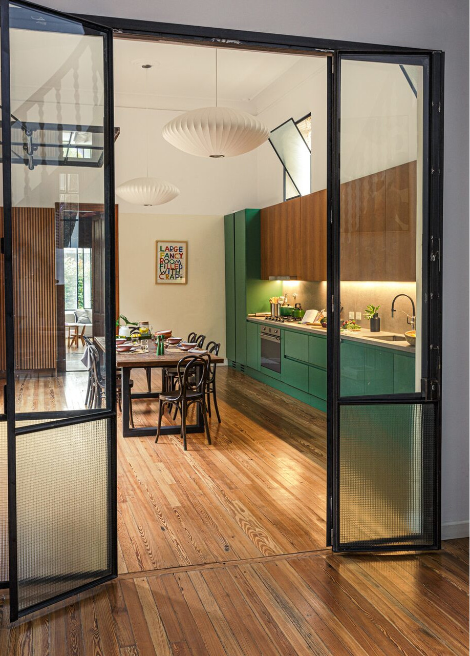 cuisine décoration moderne avec verrière