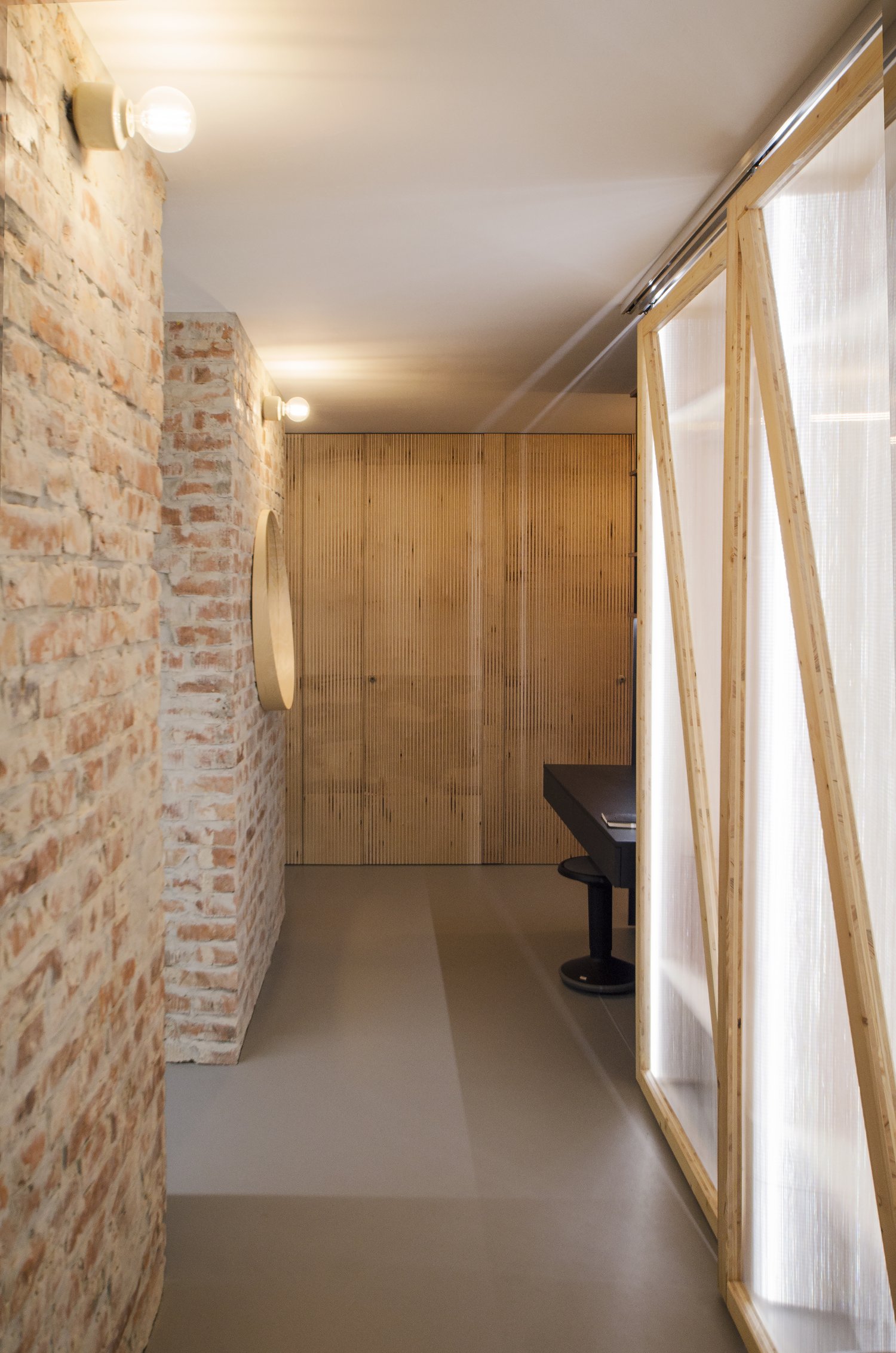 entrée murs de briques décoration design entrée murs de briques décoration design