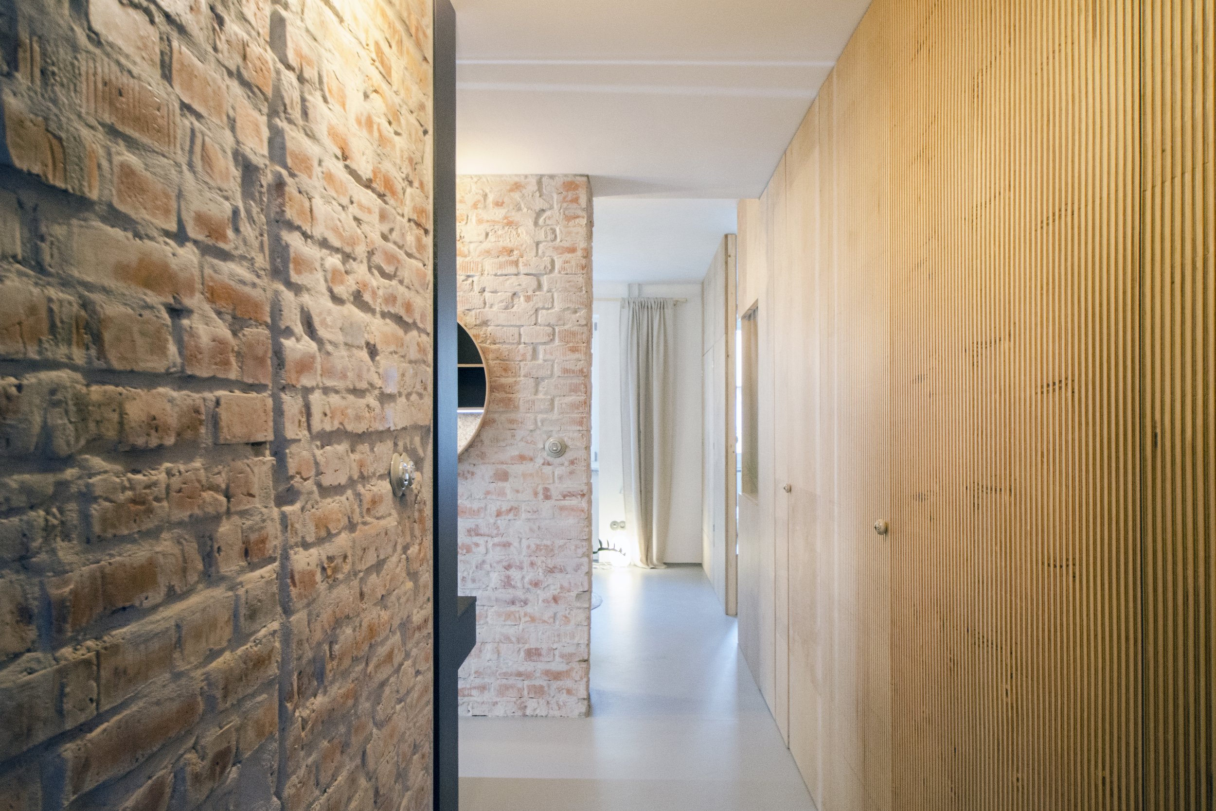 couloir murs de briques décoration design couloir murs de briques décoration design