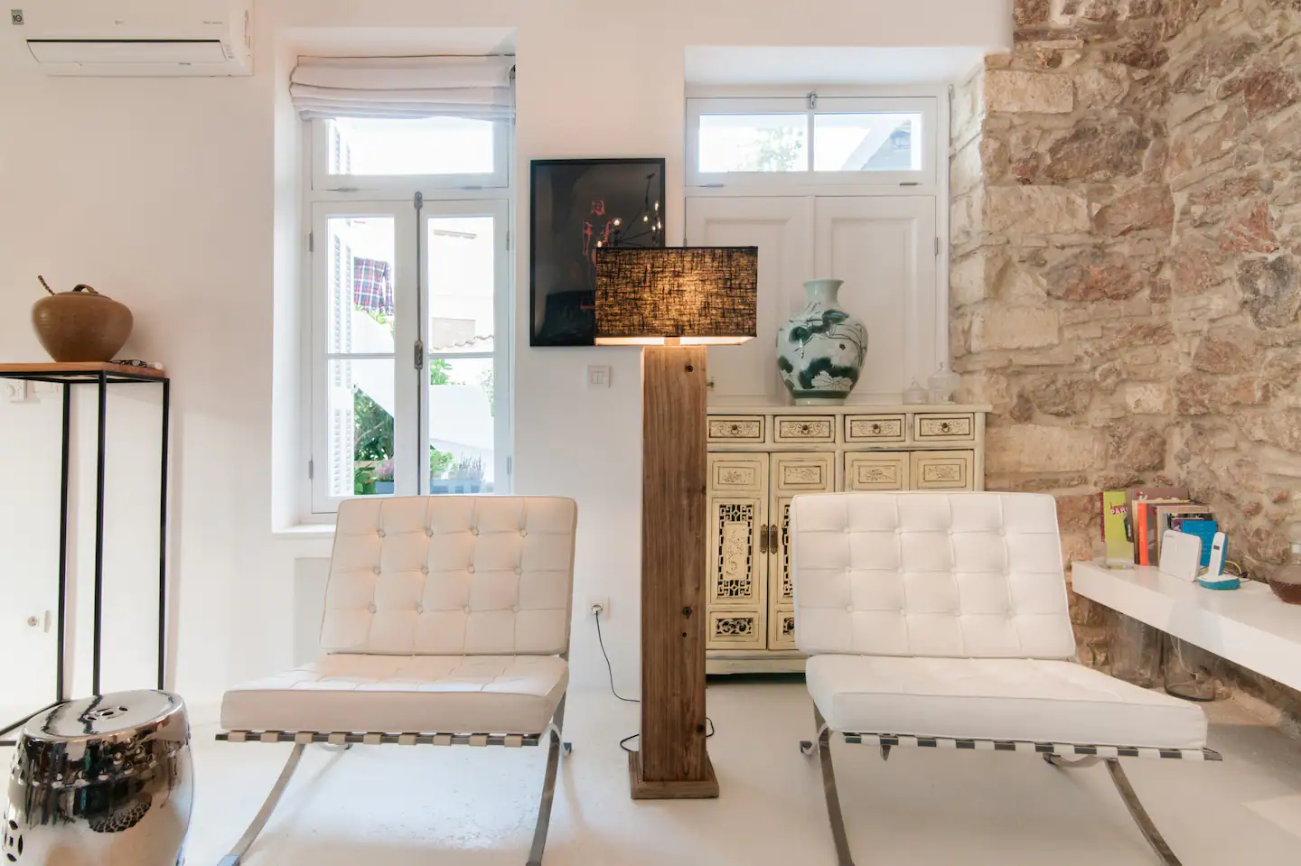 salon décoration design appartement en duplex