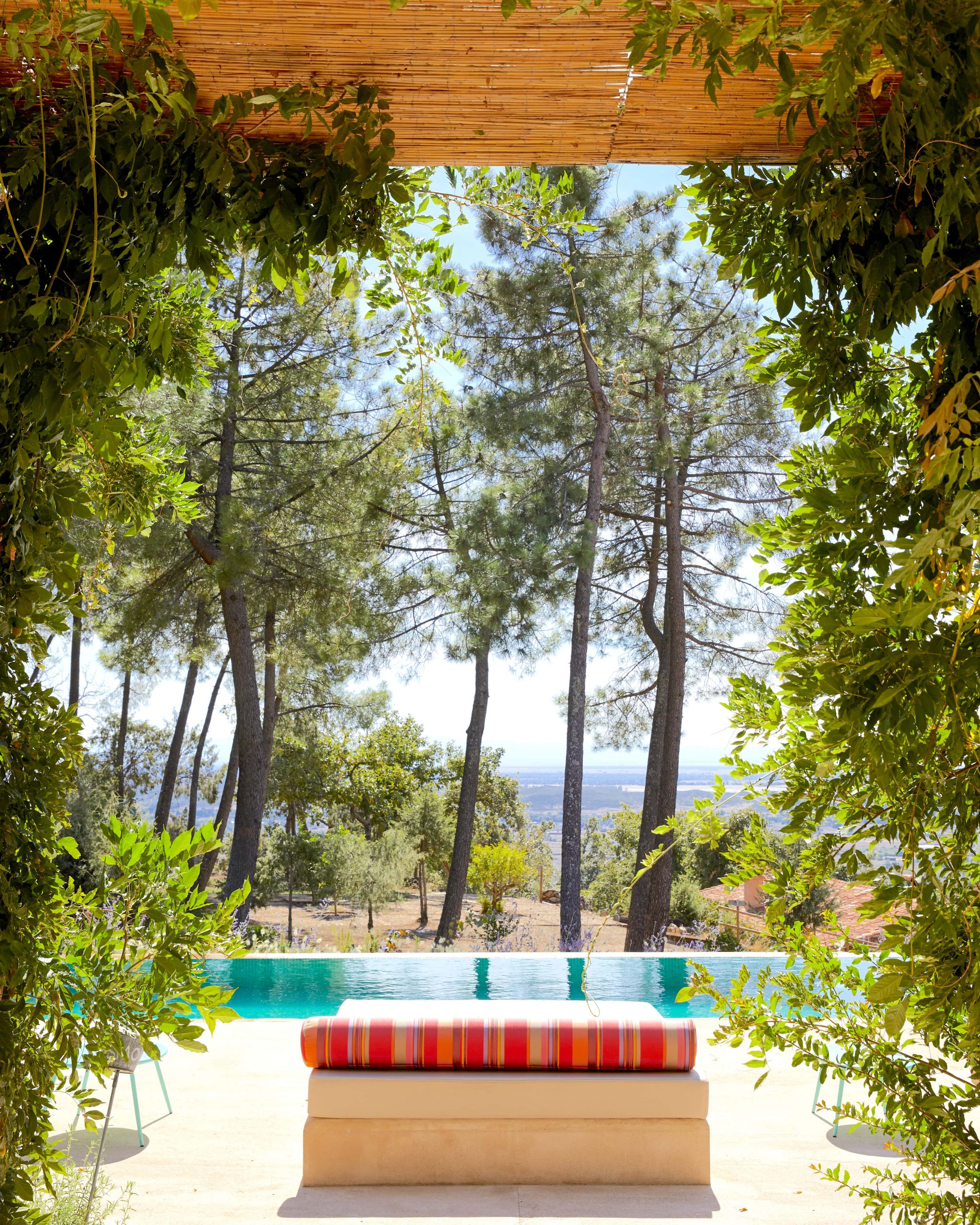terrasse avec piscine Quinta San Cayetano terrasse avec piscine Quinta San Cayetano