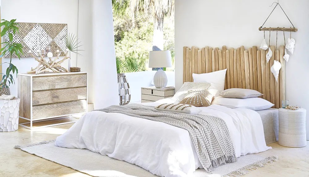chambre tête de lit bois Maisons du Monde chambre tête de lit bois Maisons du Monde
