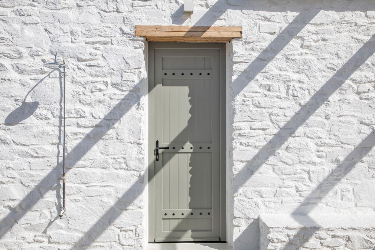 porte d'entrée verte
