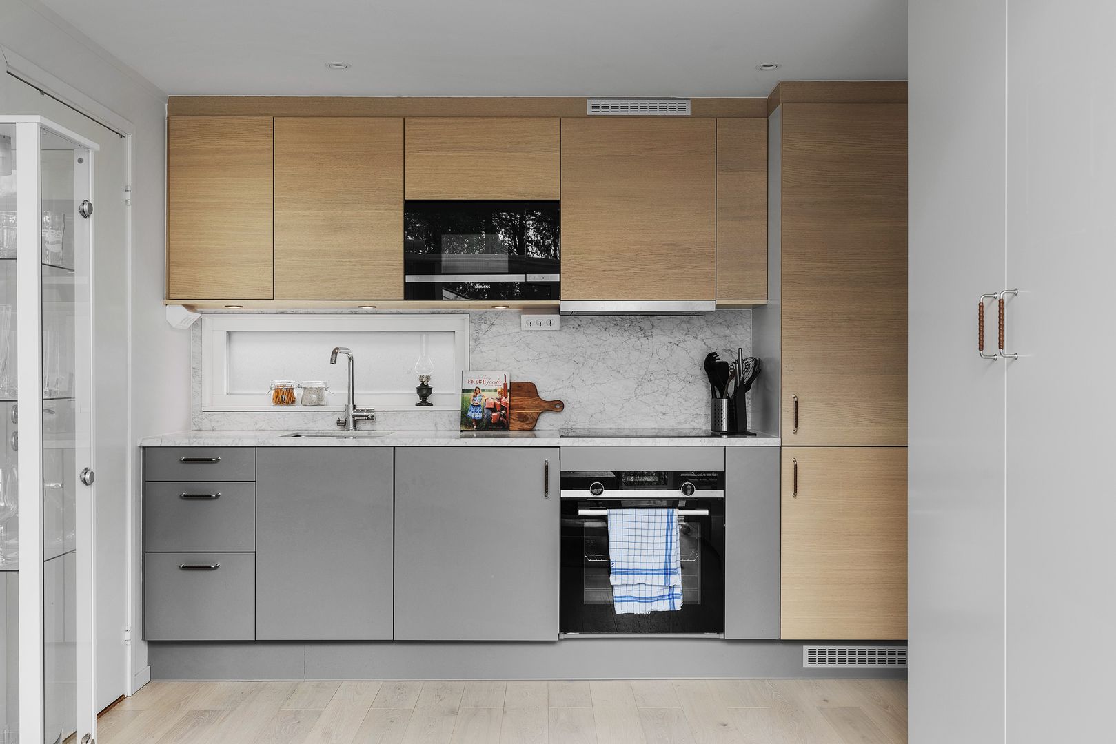 cuisine design gris et bois cuisine design gris et bois