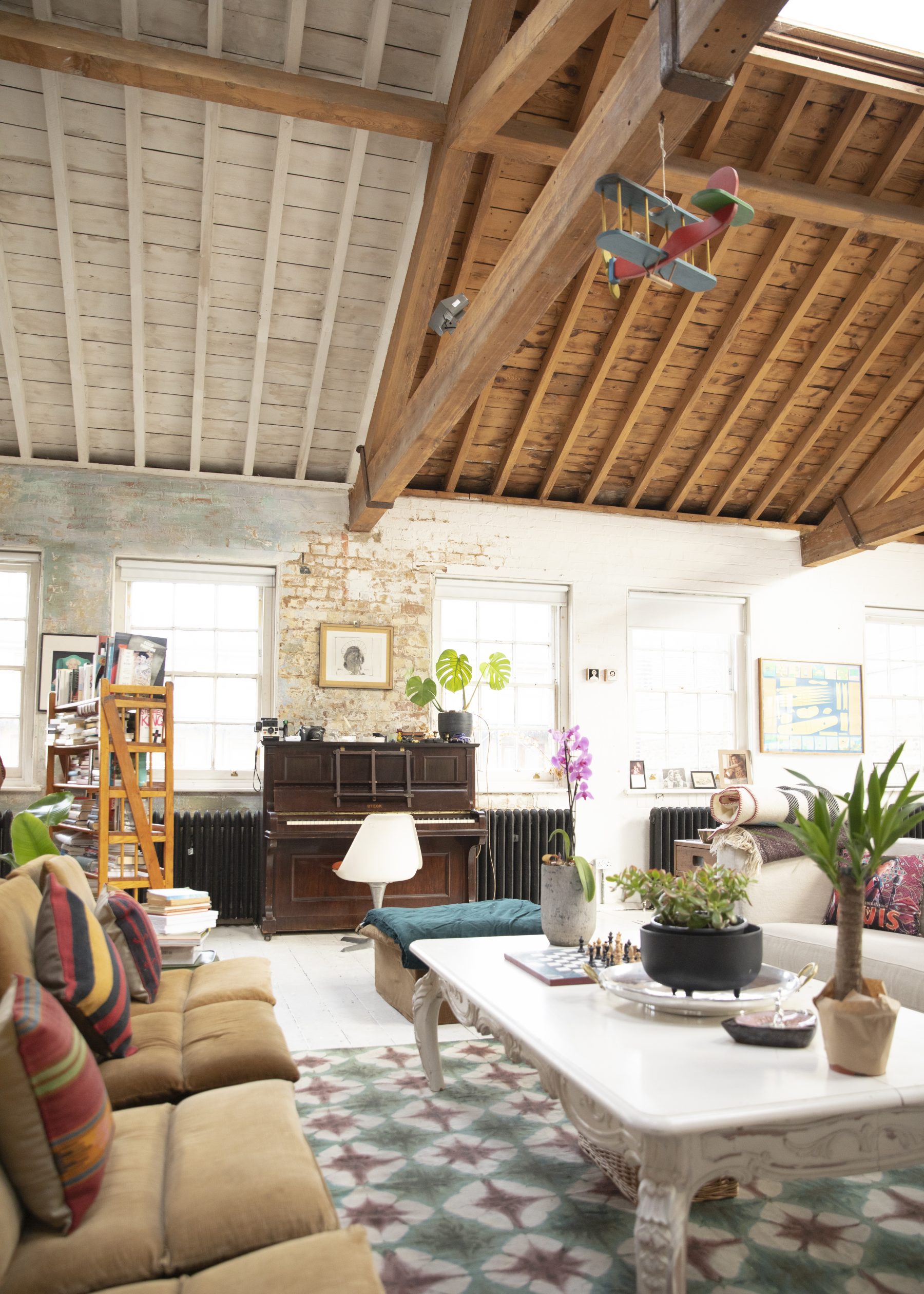 loft décoration vintage et bohème