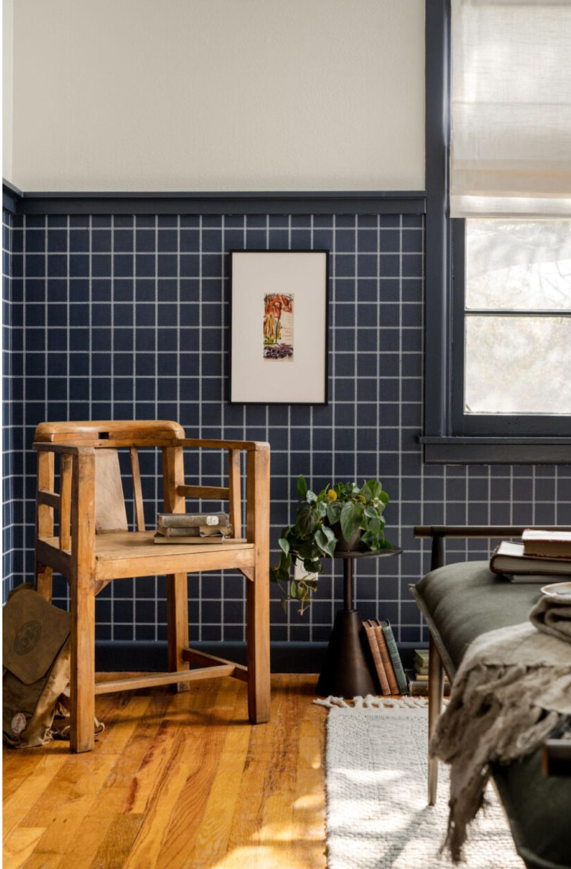 chambre tête de lit papier-peint rénovée par Joanna Gaines chambre tête de lit papier-peint rénovée par Joanna Gaines