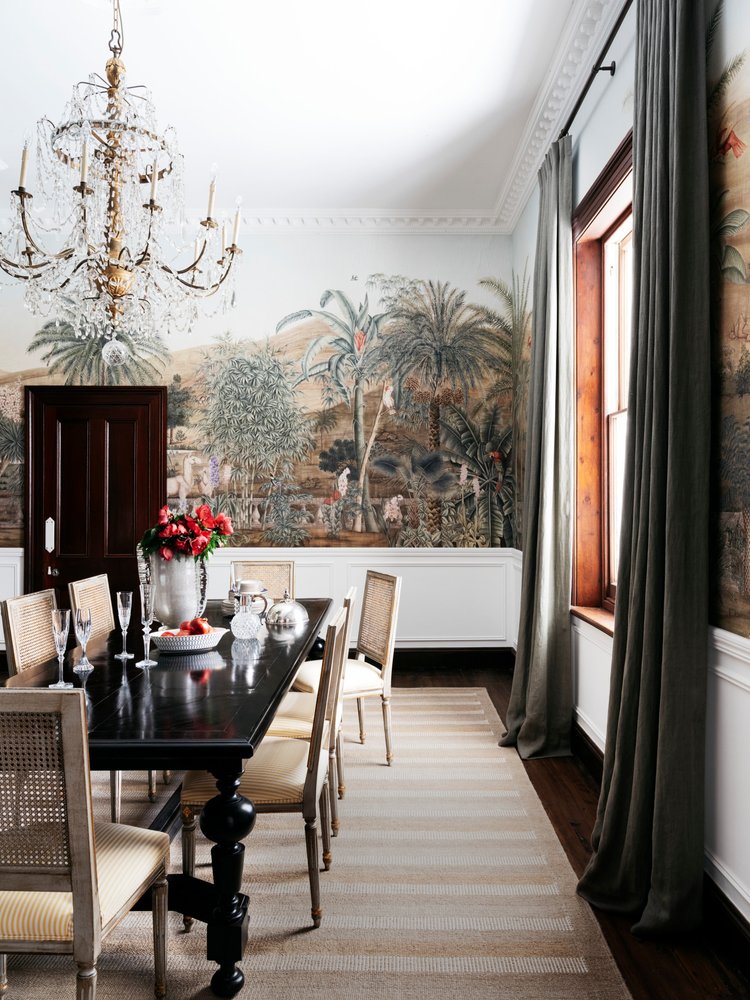 salle à manger avec panoramique