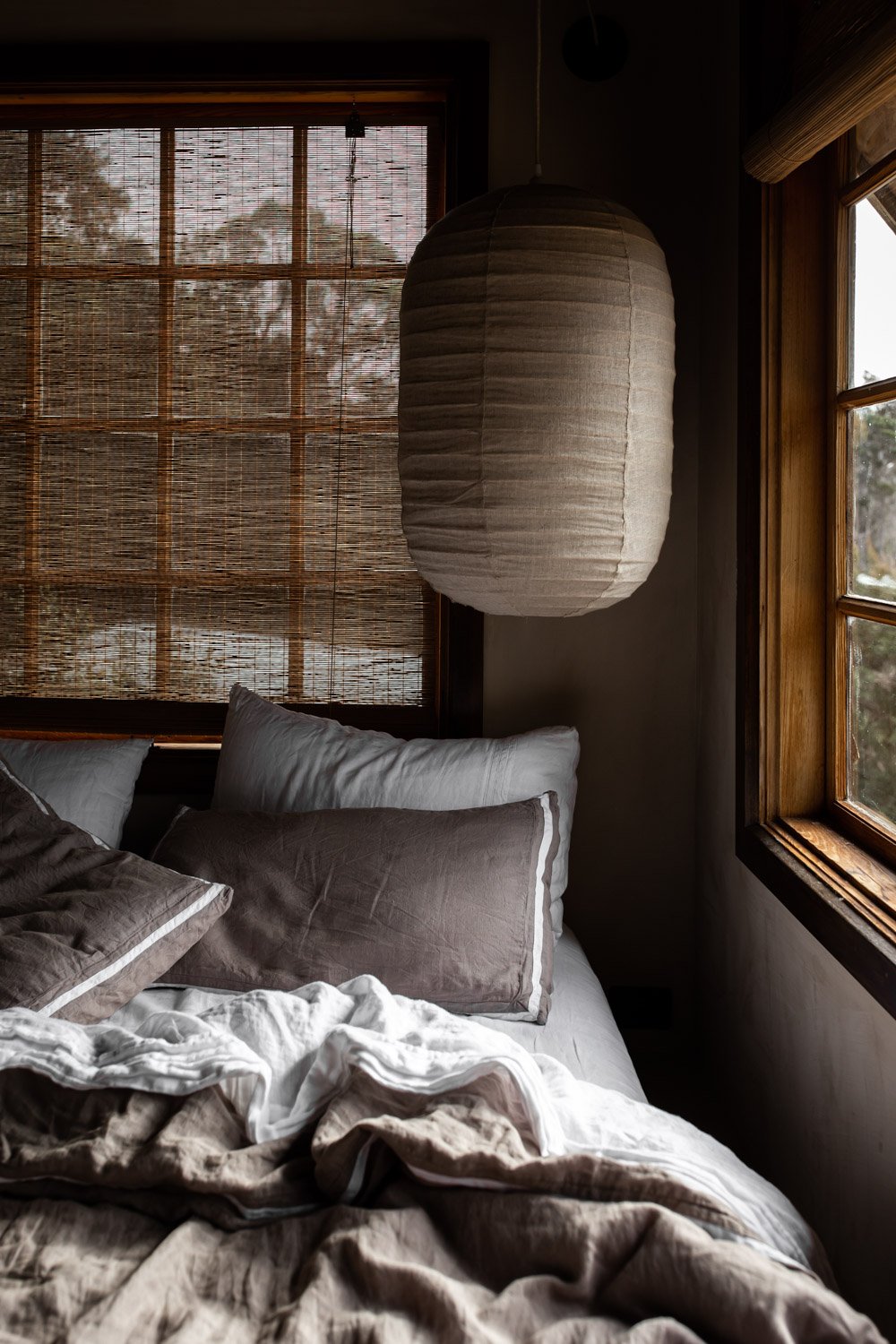 chambre décoration wabi-sabi