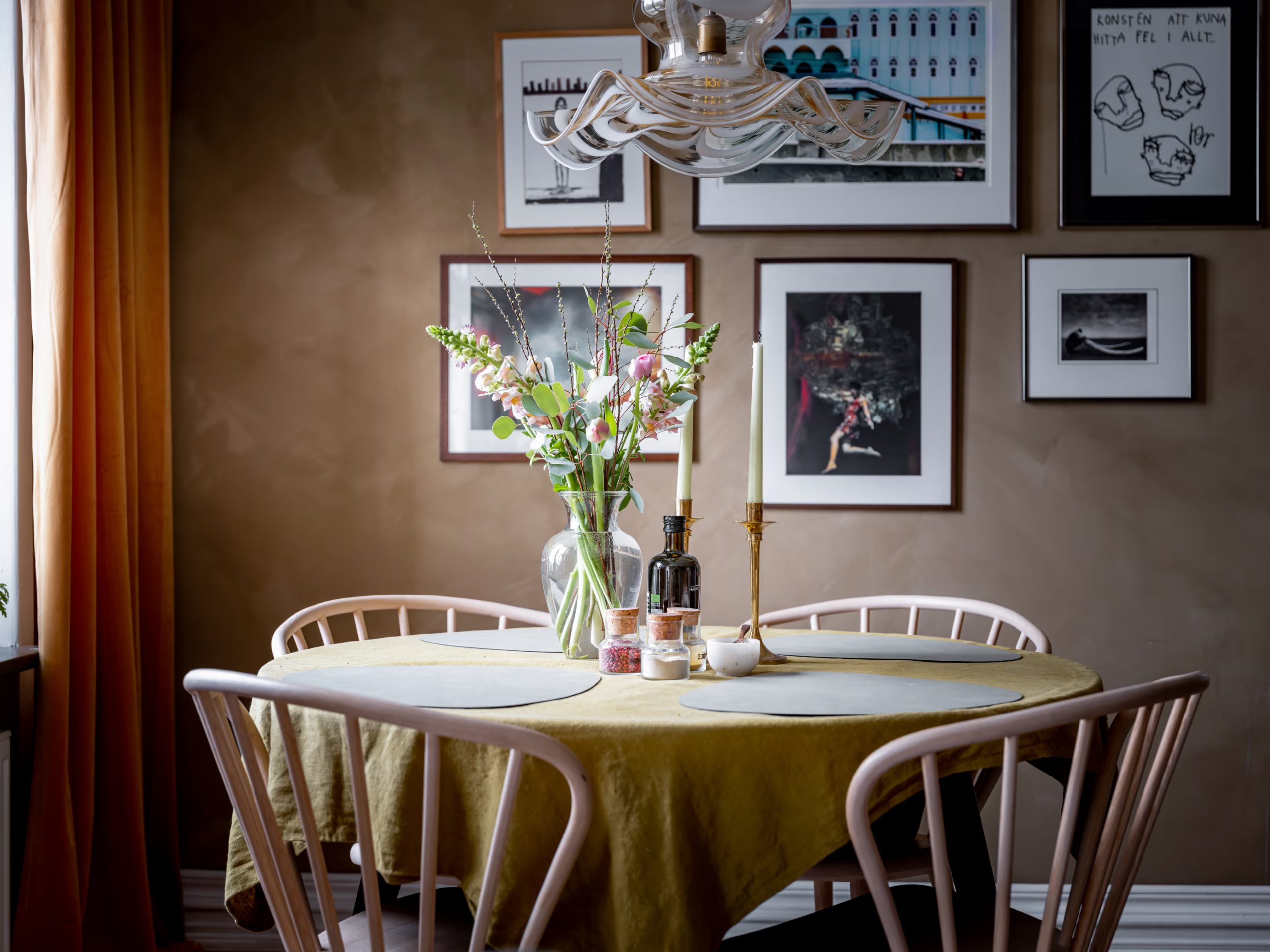salle à manger murs enduits décoration vintage salle à manger murs enduits décoration vintage