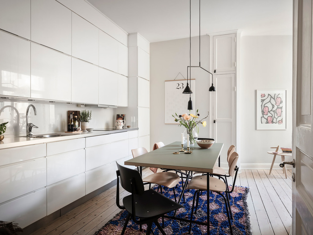 cuisine design blanche