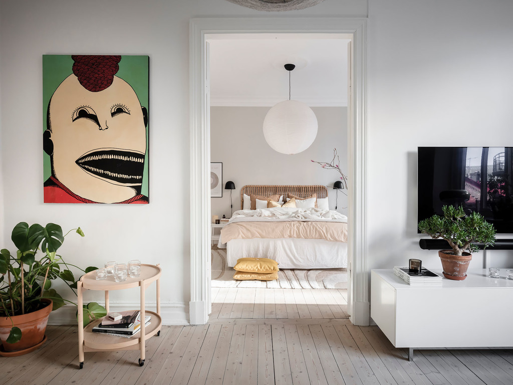 chambre décoration scandinave