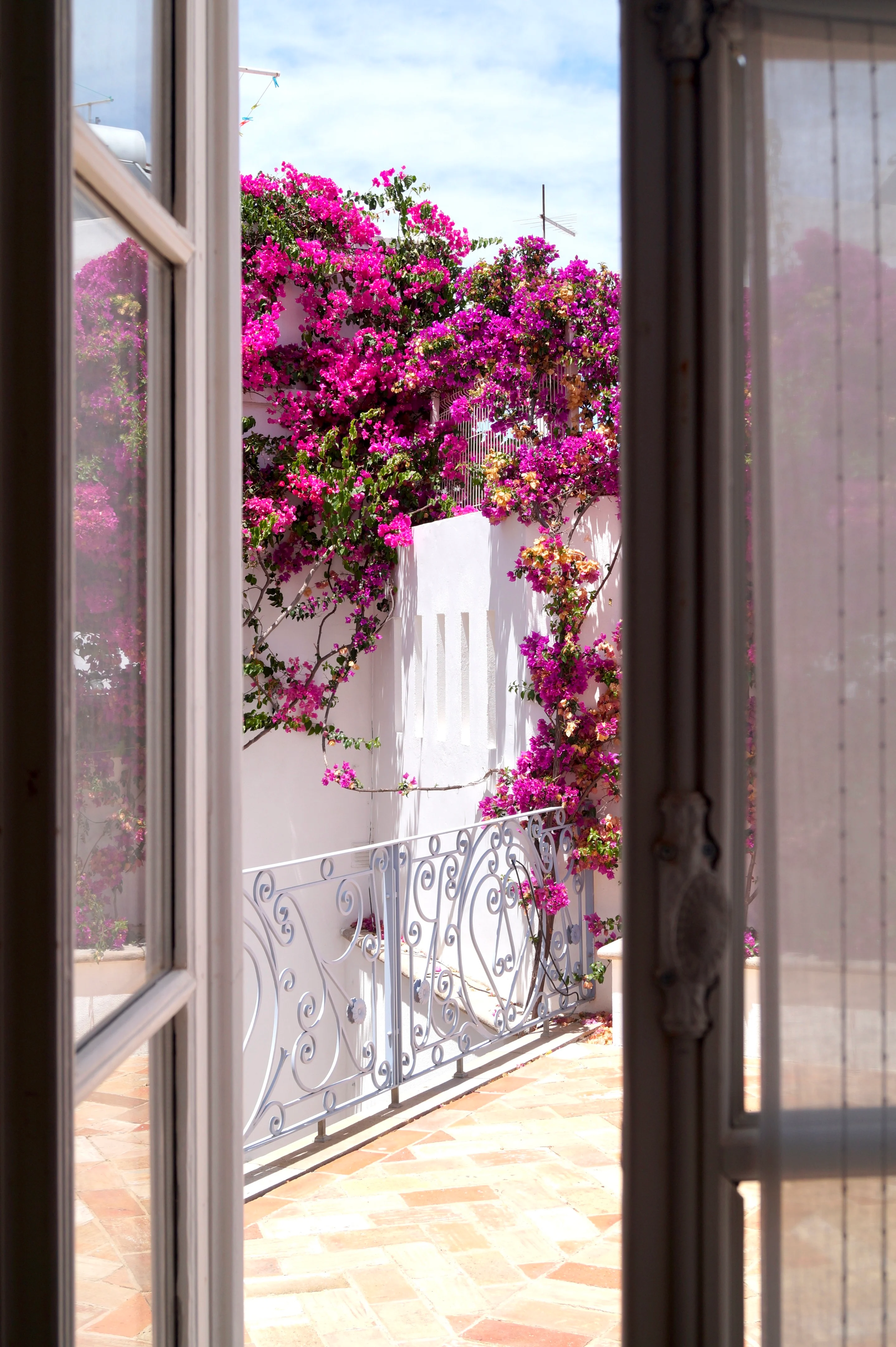 terrasse maison de ville au Portugal