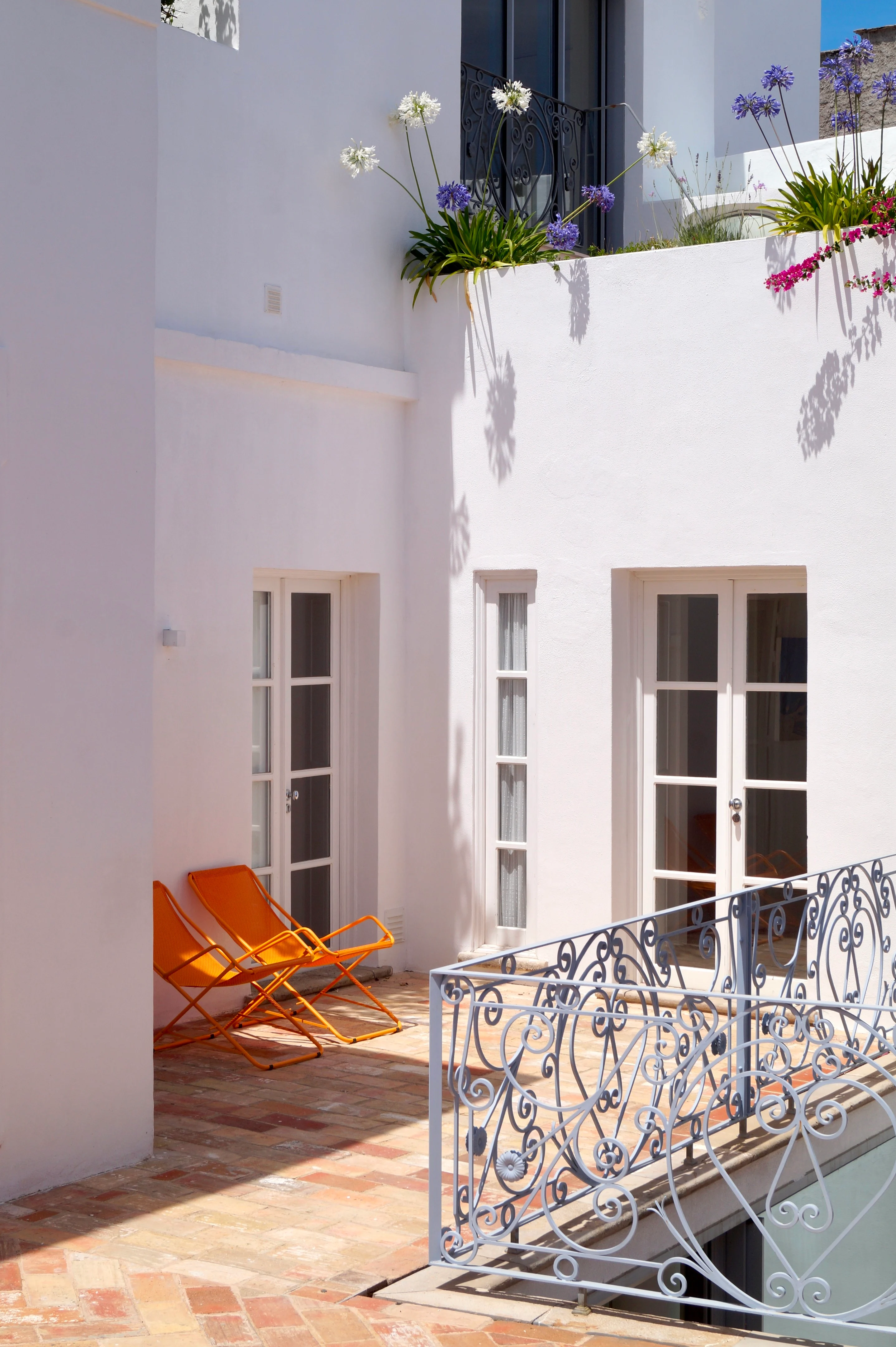 terrasse maison de ville au Portugal