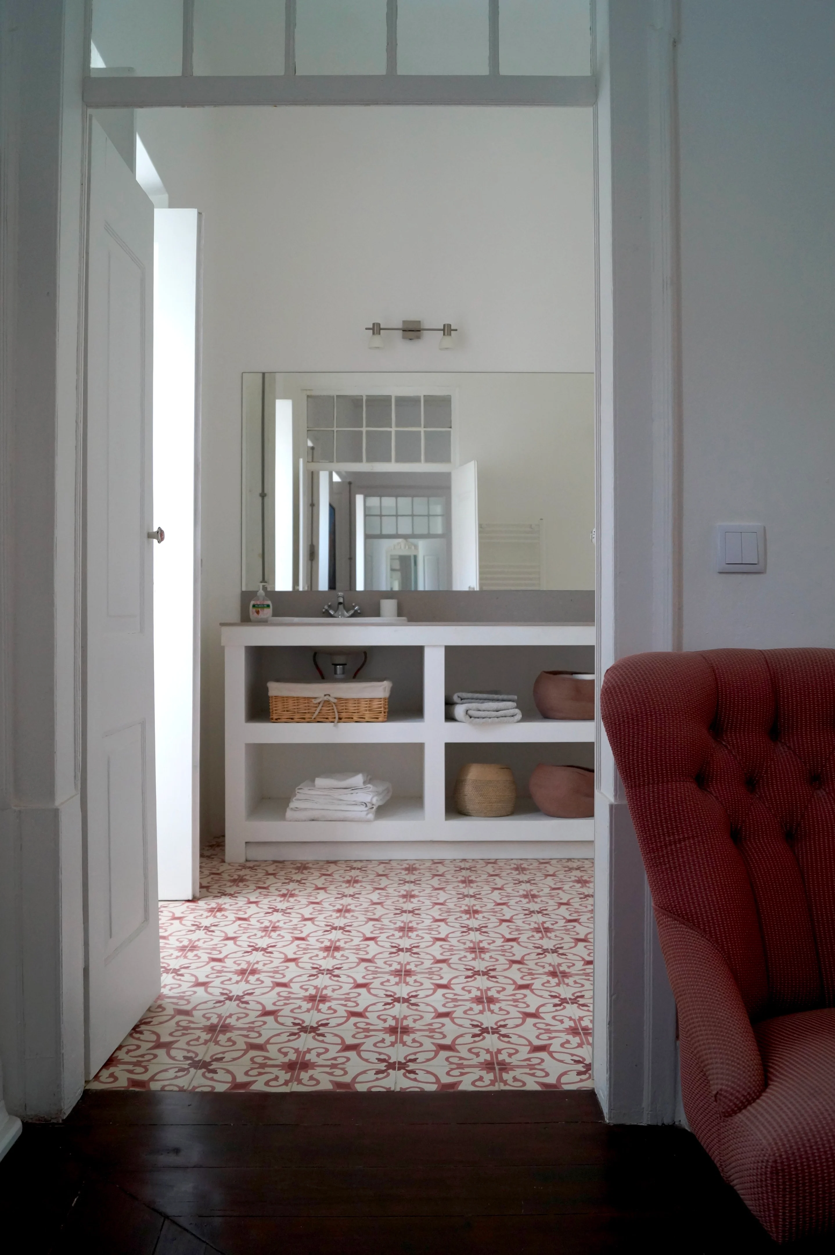 salle de bain carreaux de ciment anciens