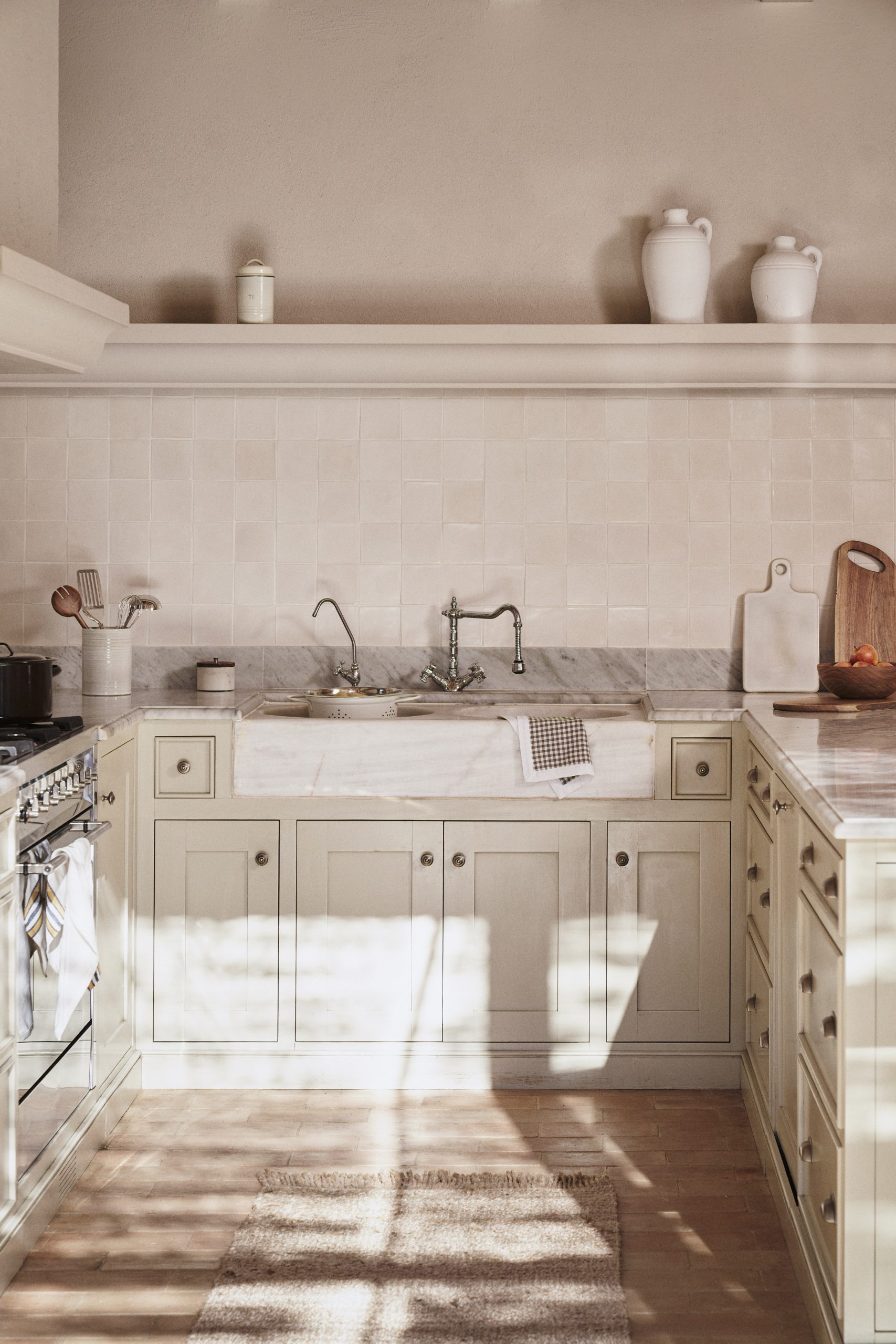 cuisine beige rustique chic
