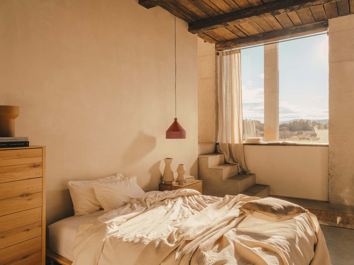 chambre décoration méditerranéenne et contemporaine Kave Home