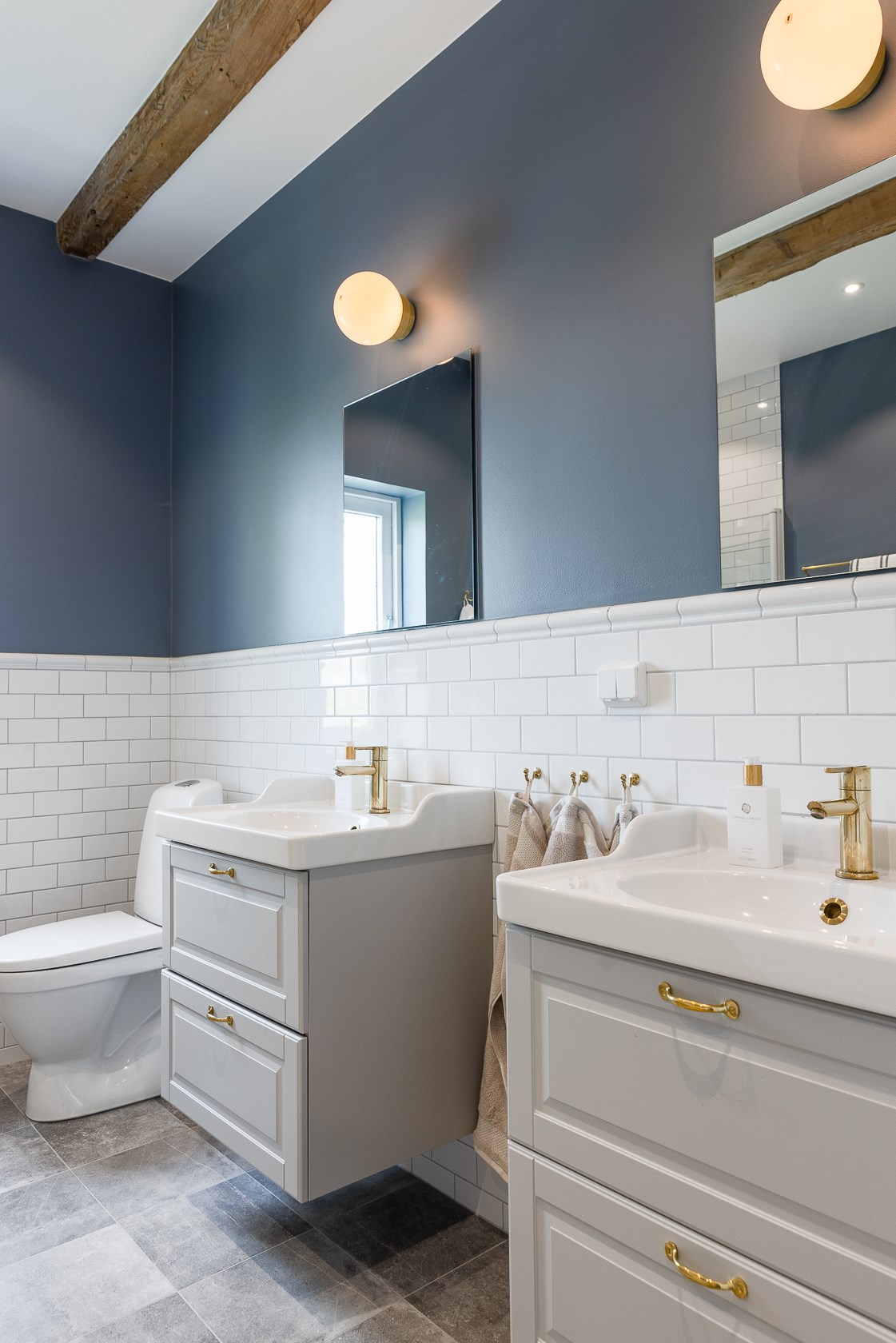 salle de bain murs bleus salle de bain murs bleus