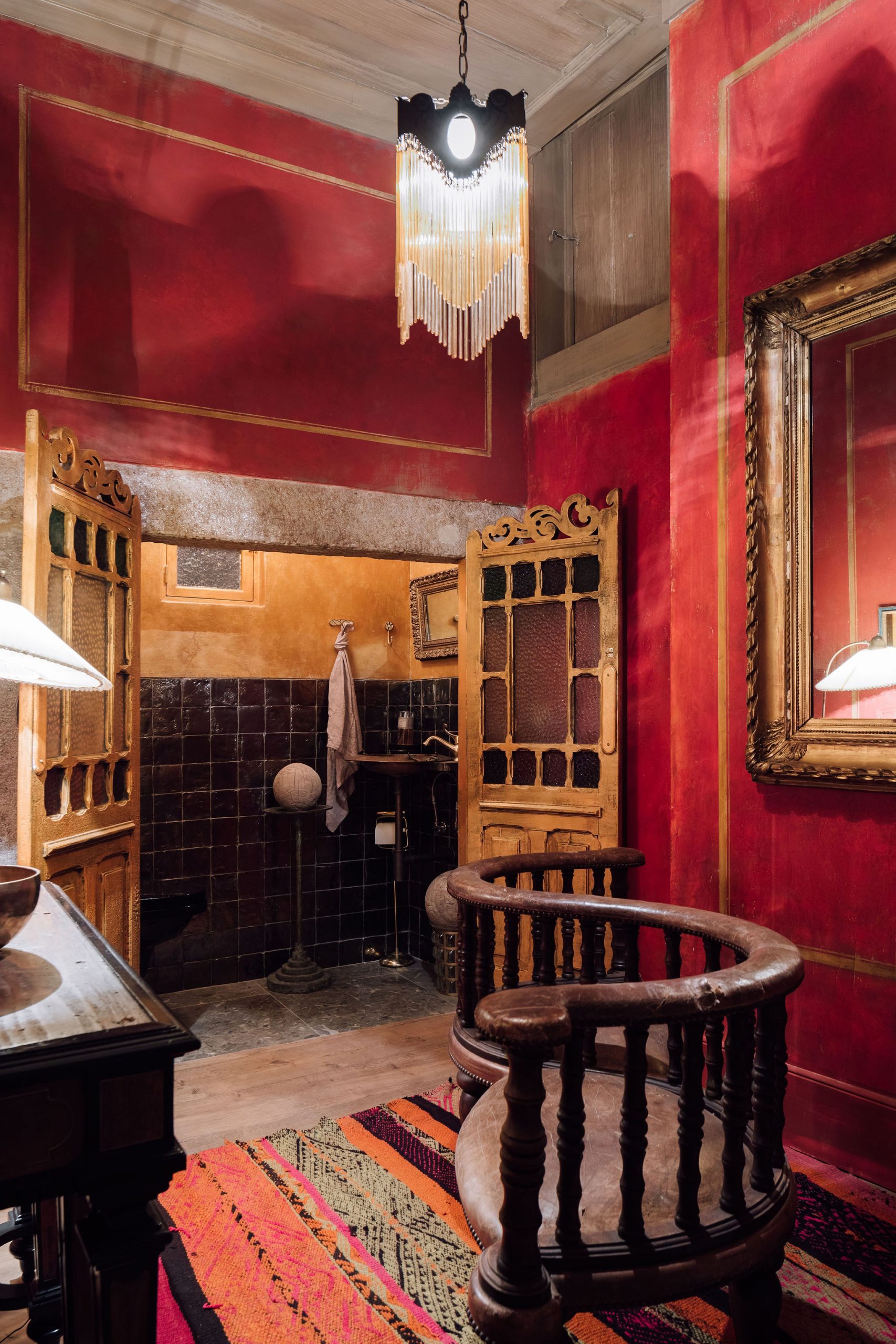 salle de bain décoration vintage