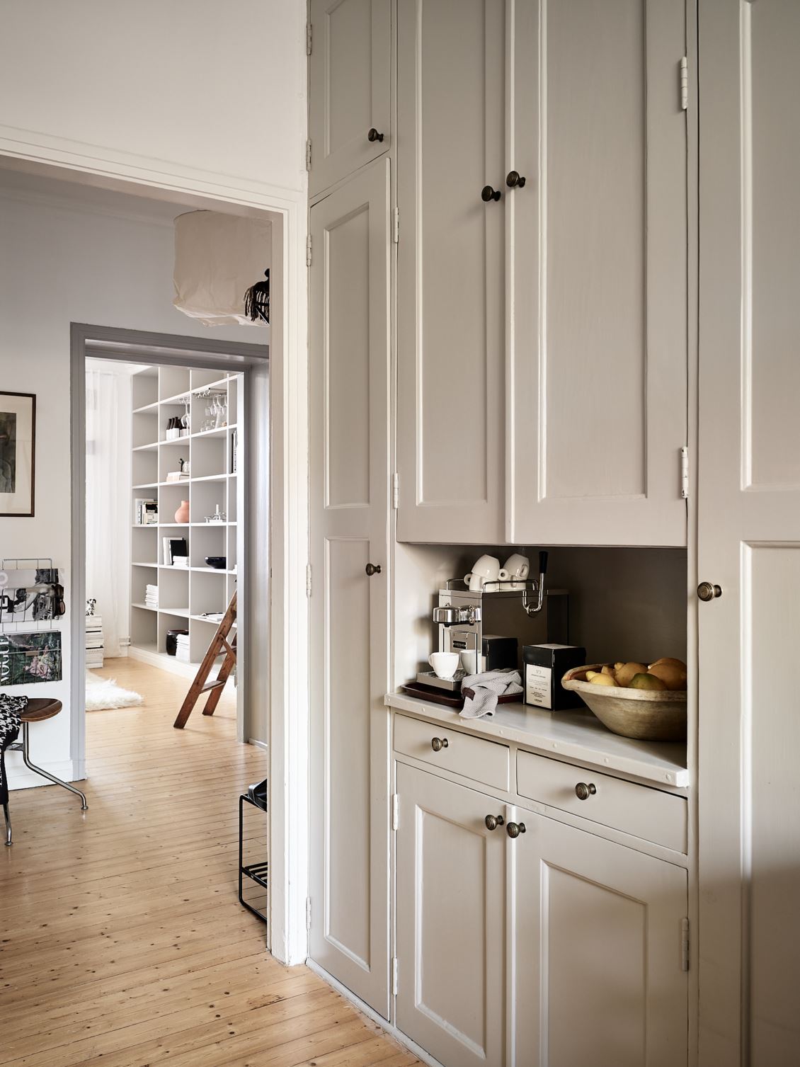 entrée avec parquet studio 35m2 décoration scandinave
