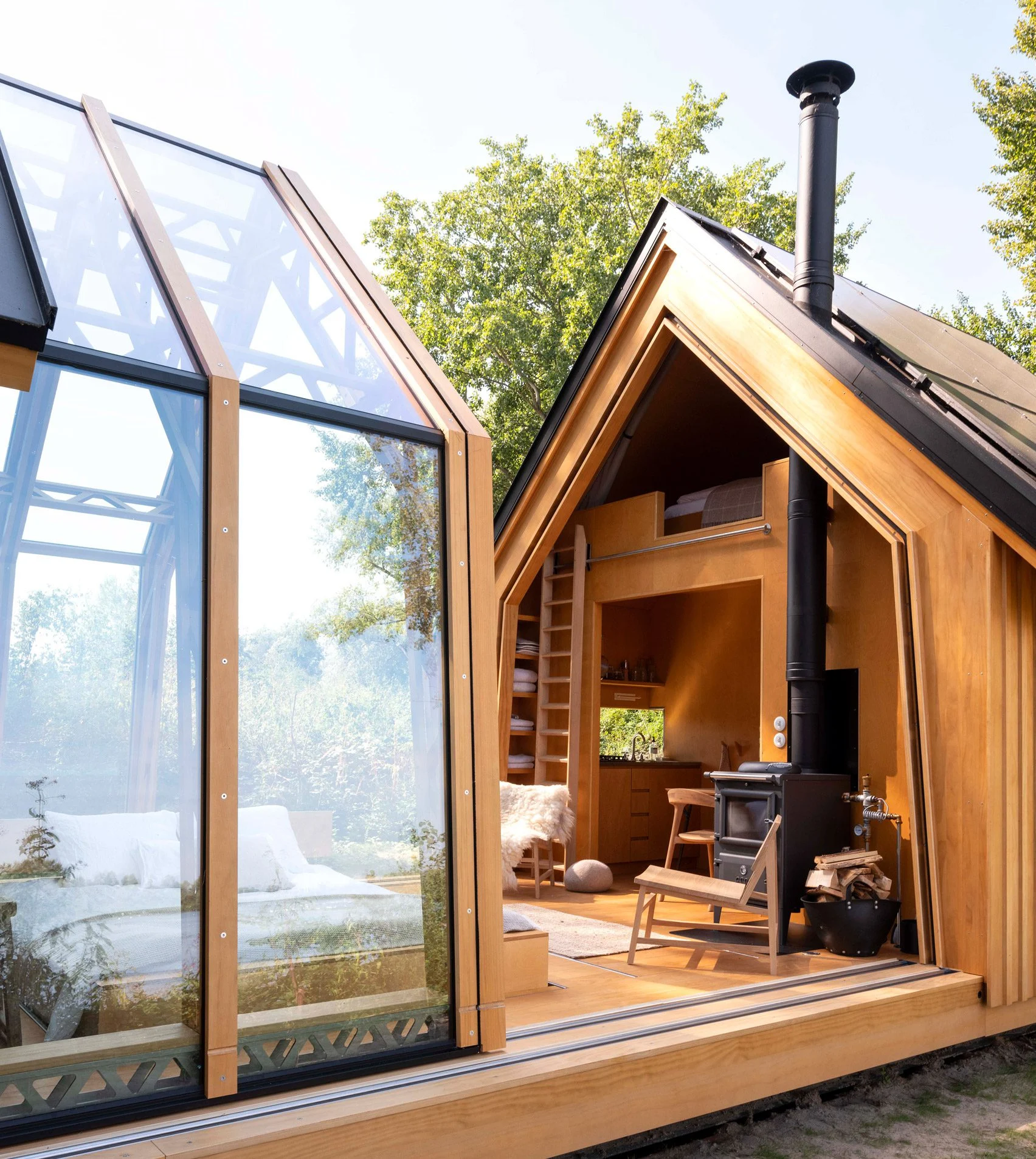maison en bois cabane Anna
