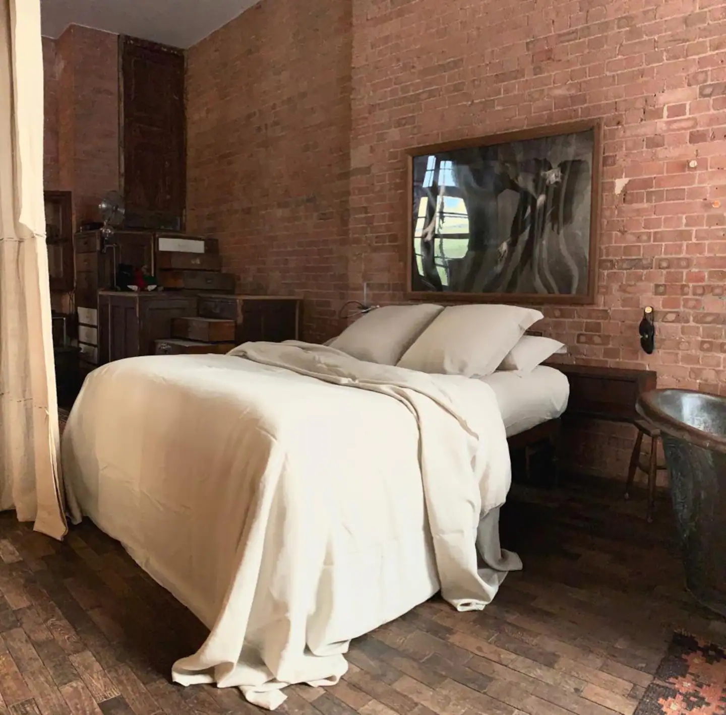 chambre murs briques loft chambre murs briques loft