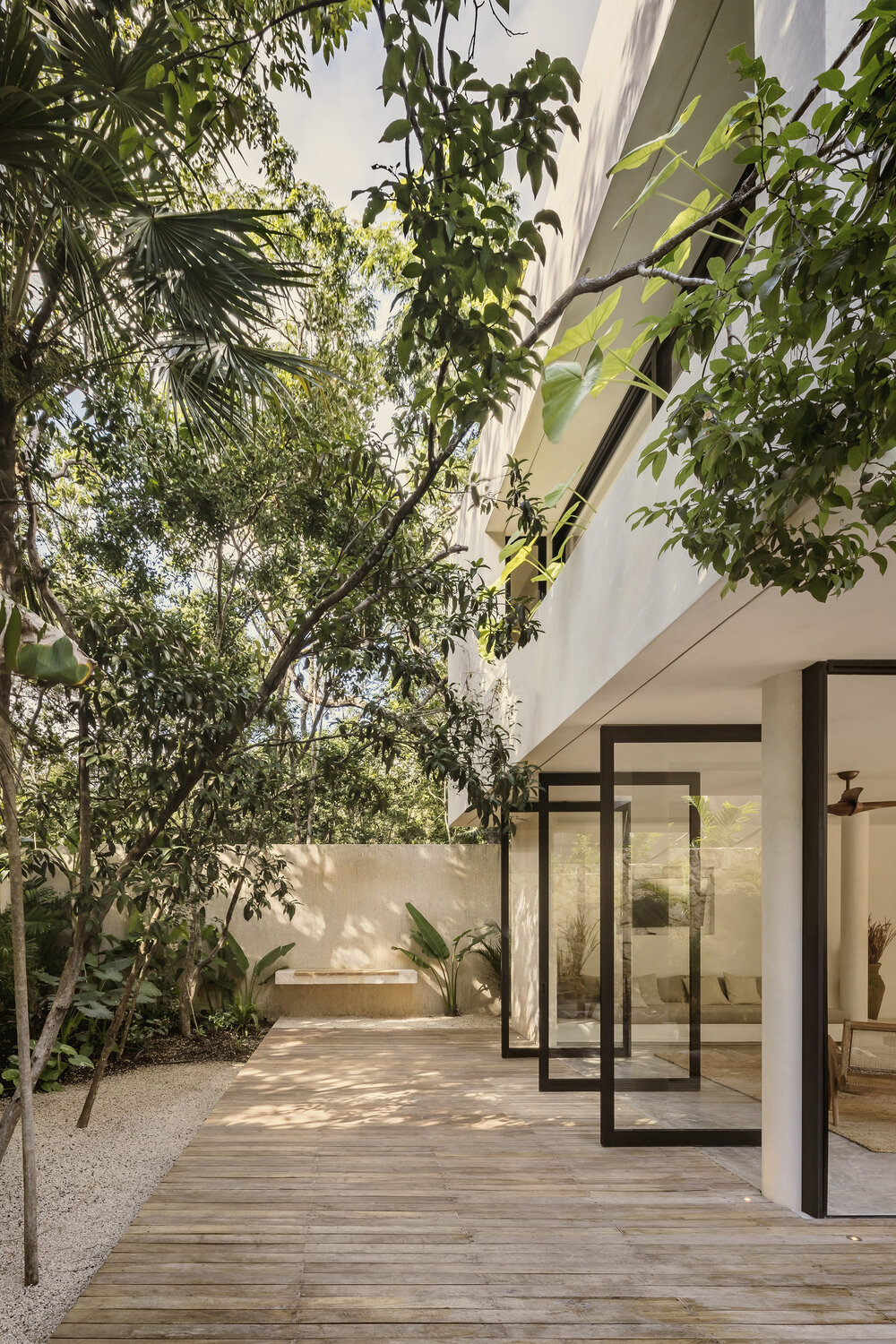 terrasse en bois maison contemporaine