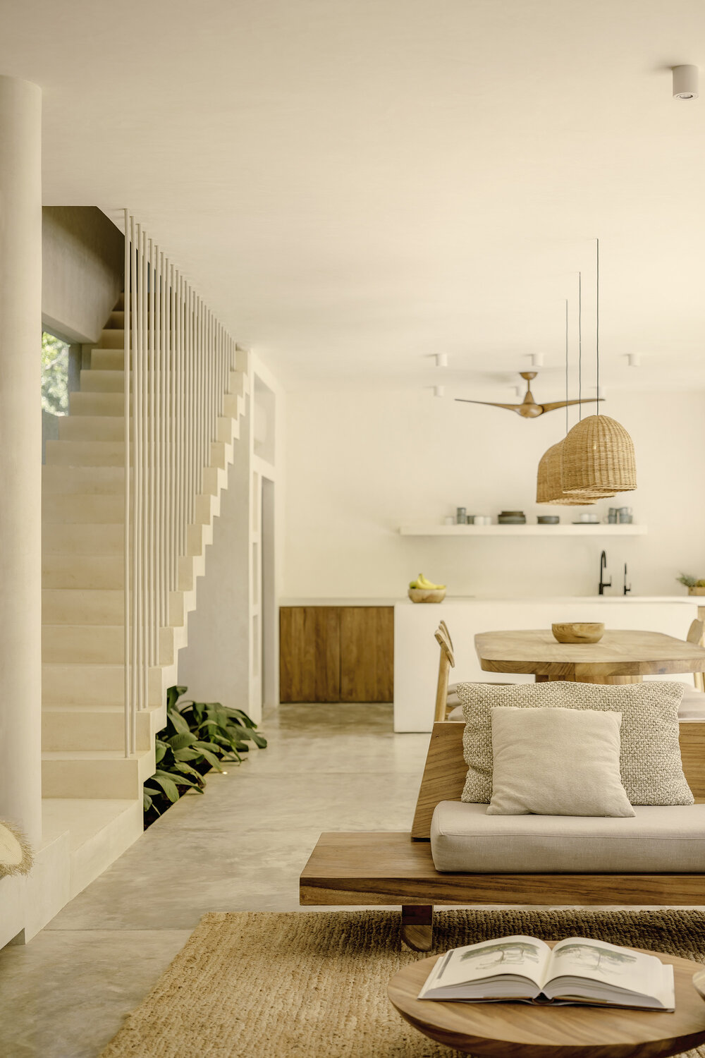 salon design et naturel maison Mexique